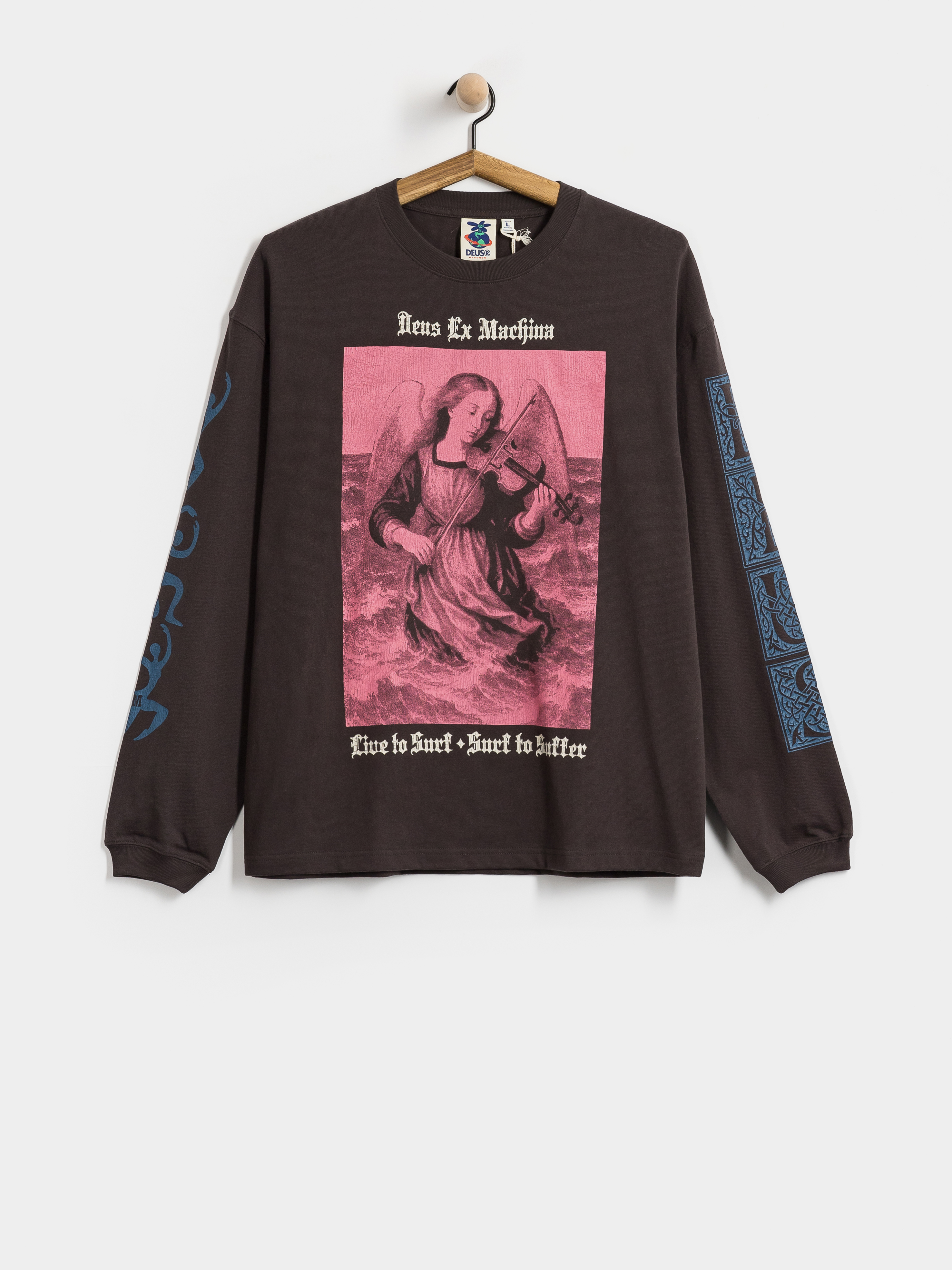 Блуза Deus Ex Machina Swell Maps Os (anthracite grey)