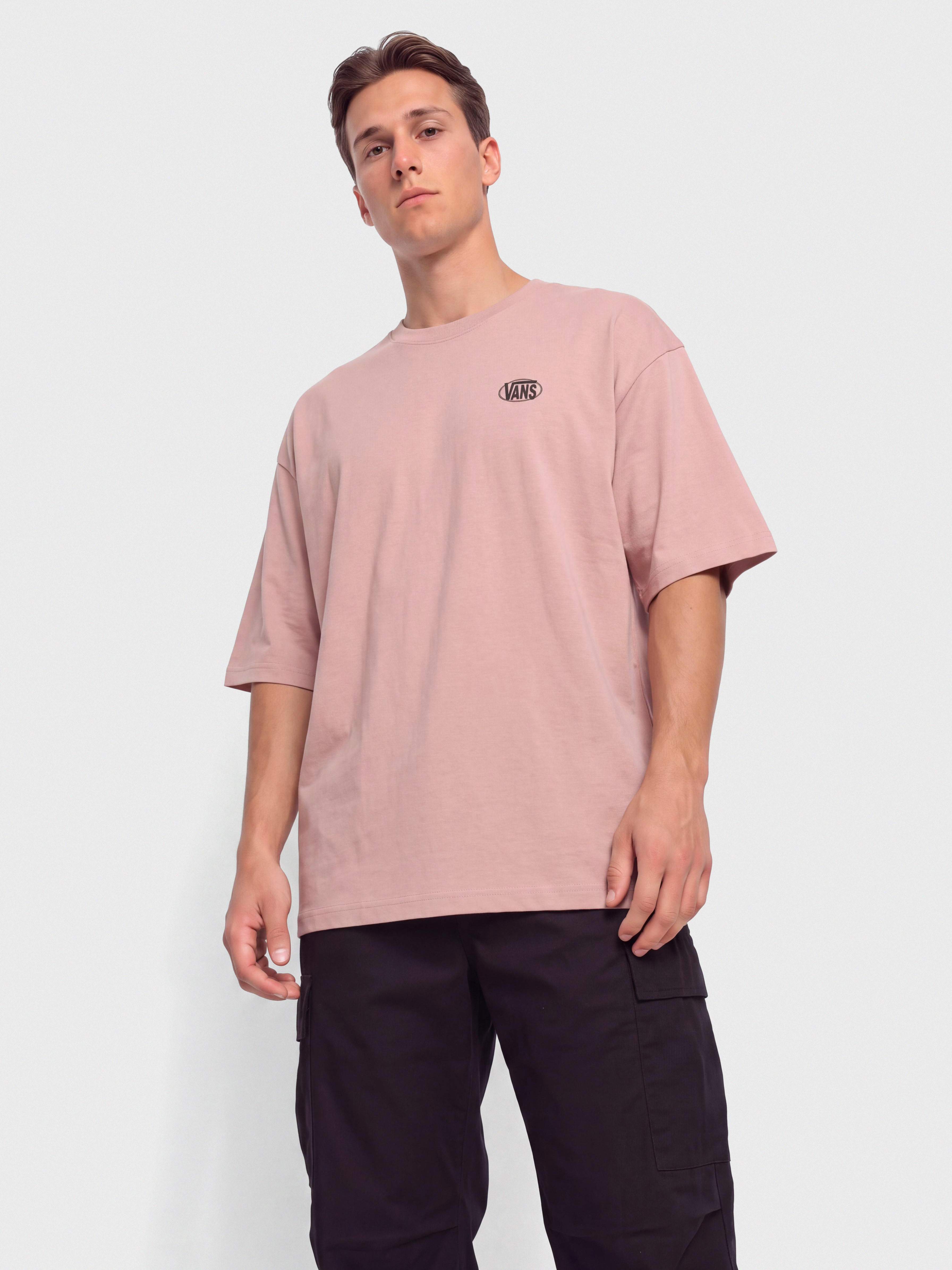 Тениска Vans Oval Logo Loose (misty mauve)