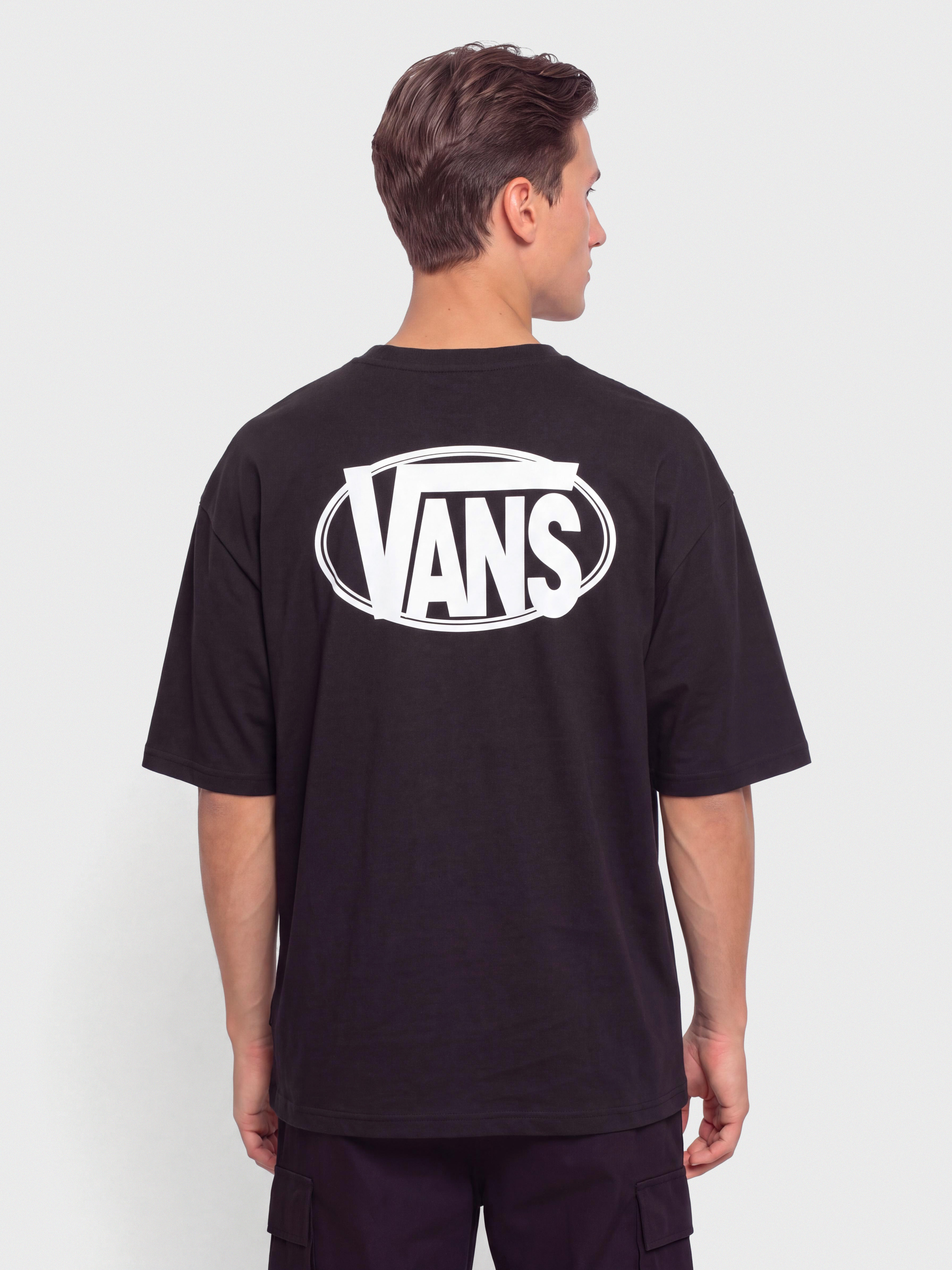 Тениска Vans Oval Logo Loose (black)