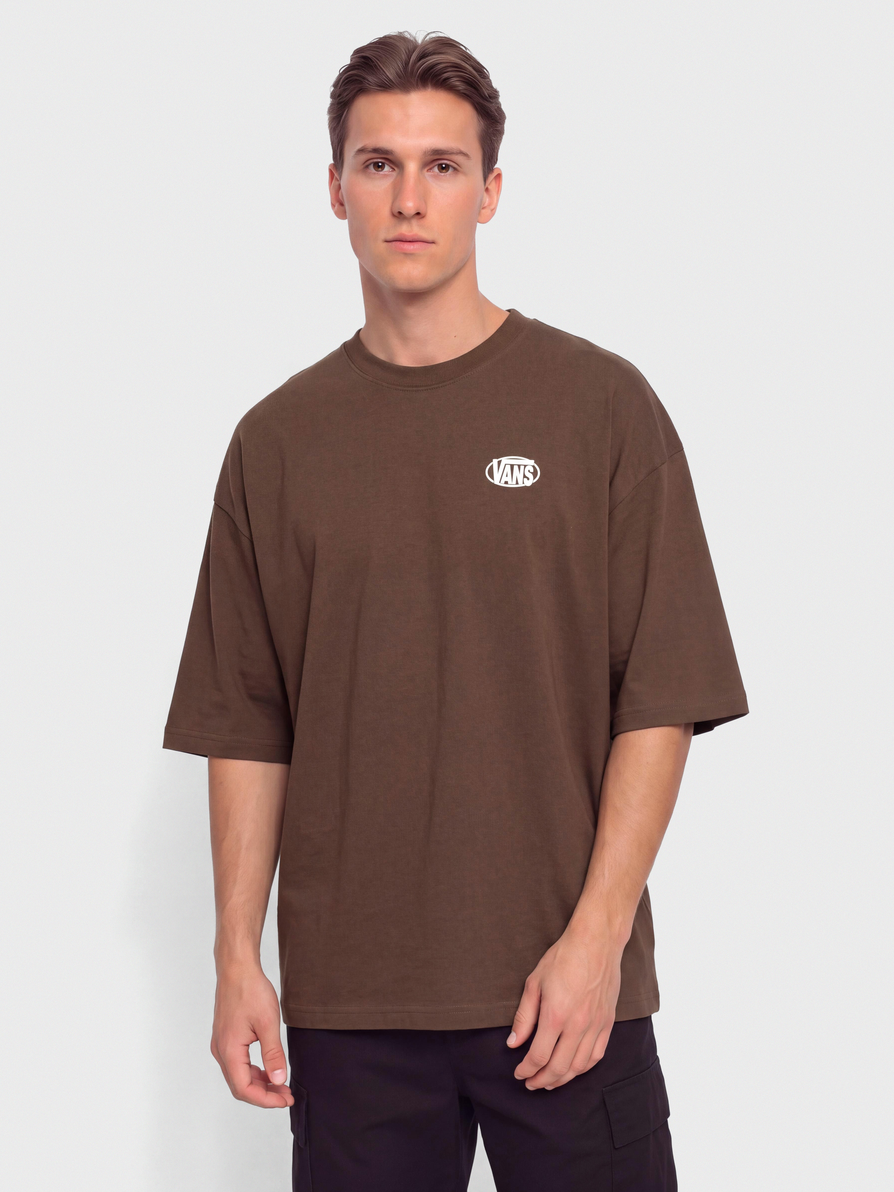 Тениска Vans Oval Logo Loose (vintage cocoa)