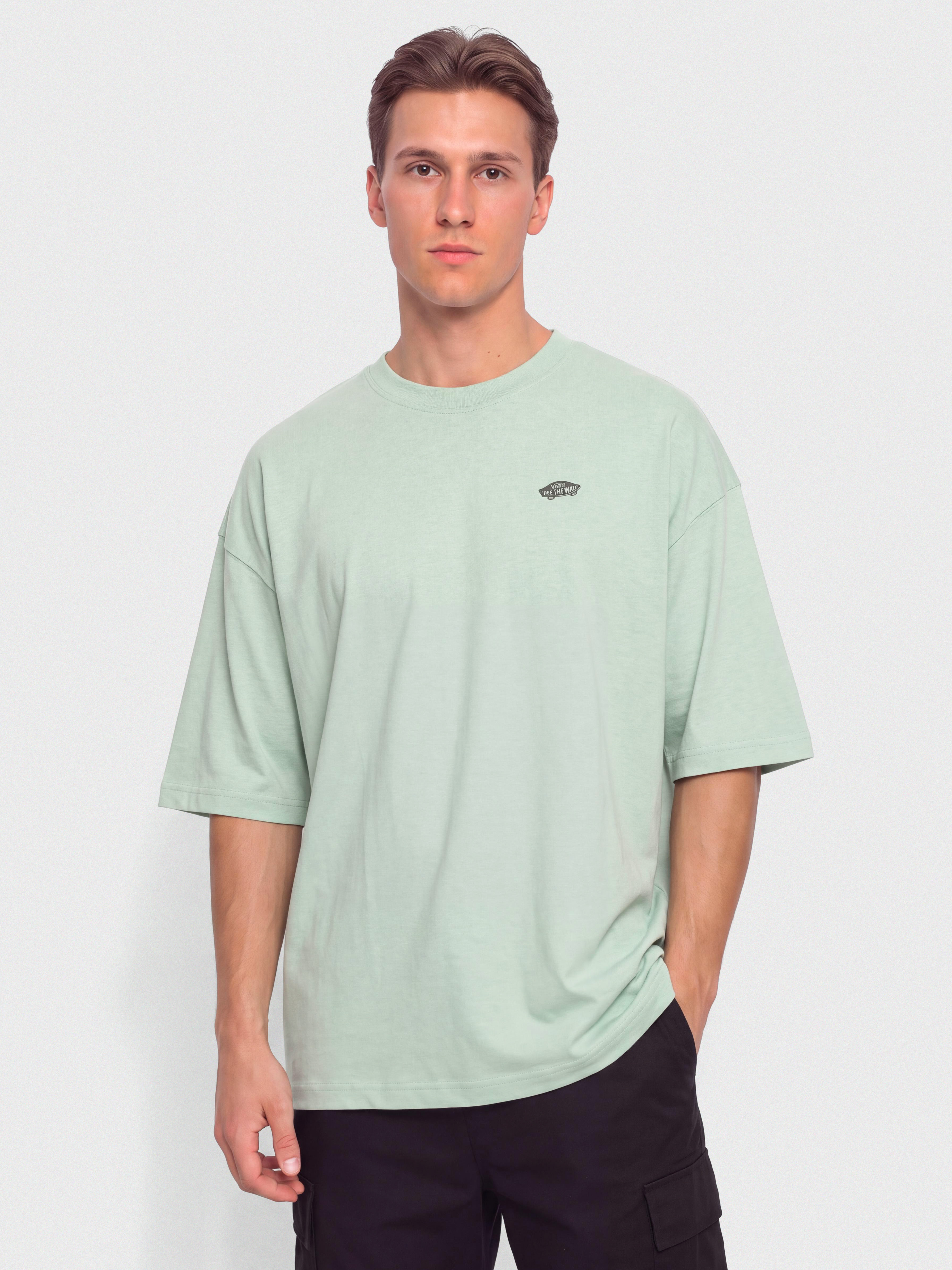 Тениска Vans Style 76 II Loose (gray olive)