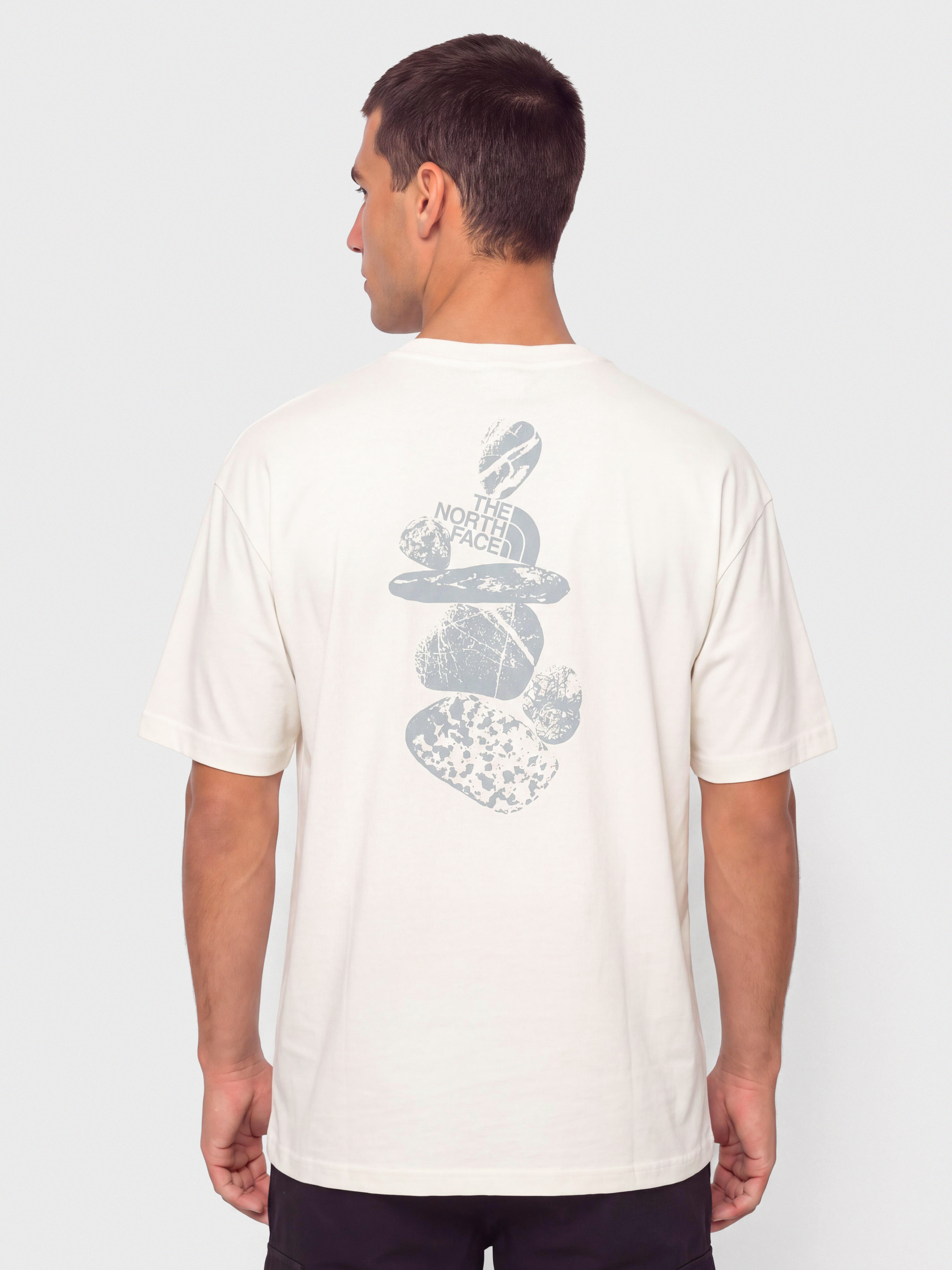Тениска The North Face Stones Relaxed (white dune)