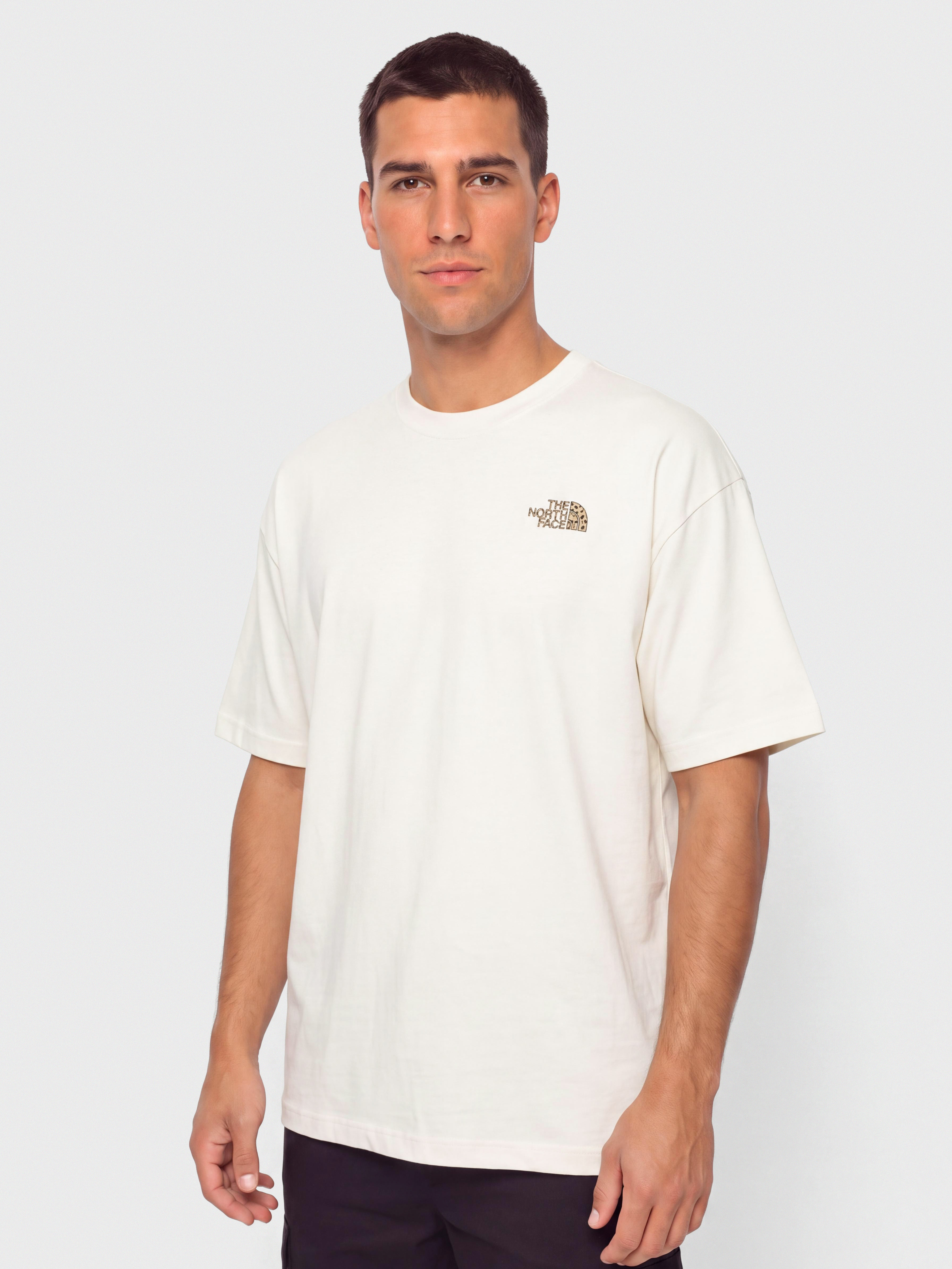Тениска The North Face Tnf Snack Relaxed (white dune)