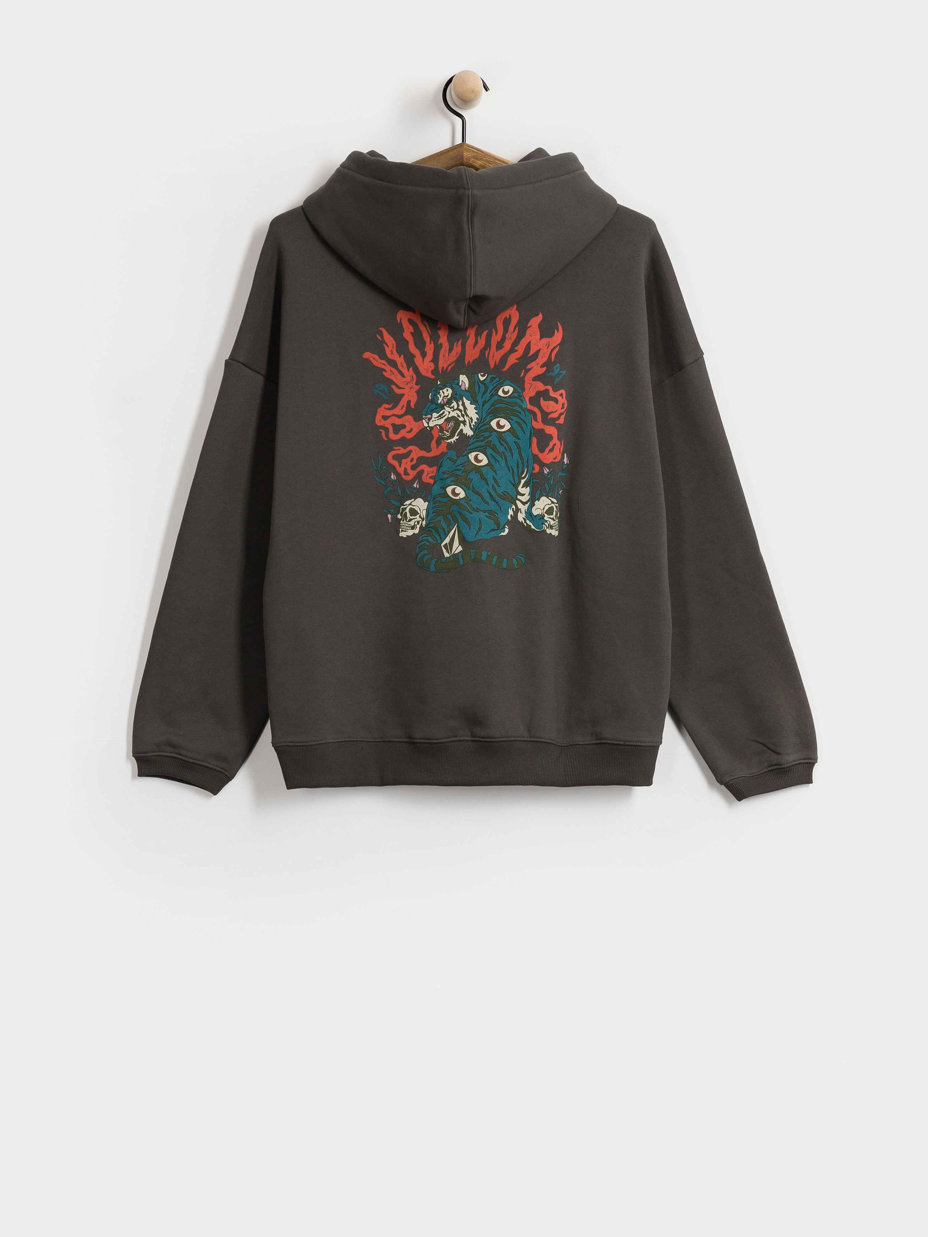 Суитшърт с качулка Volcom Radical Daze Up HD Wmn (black)