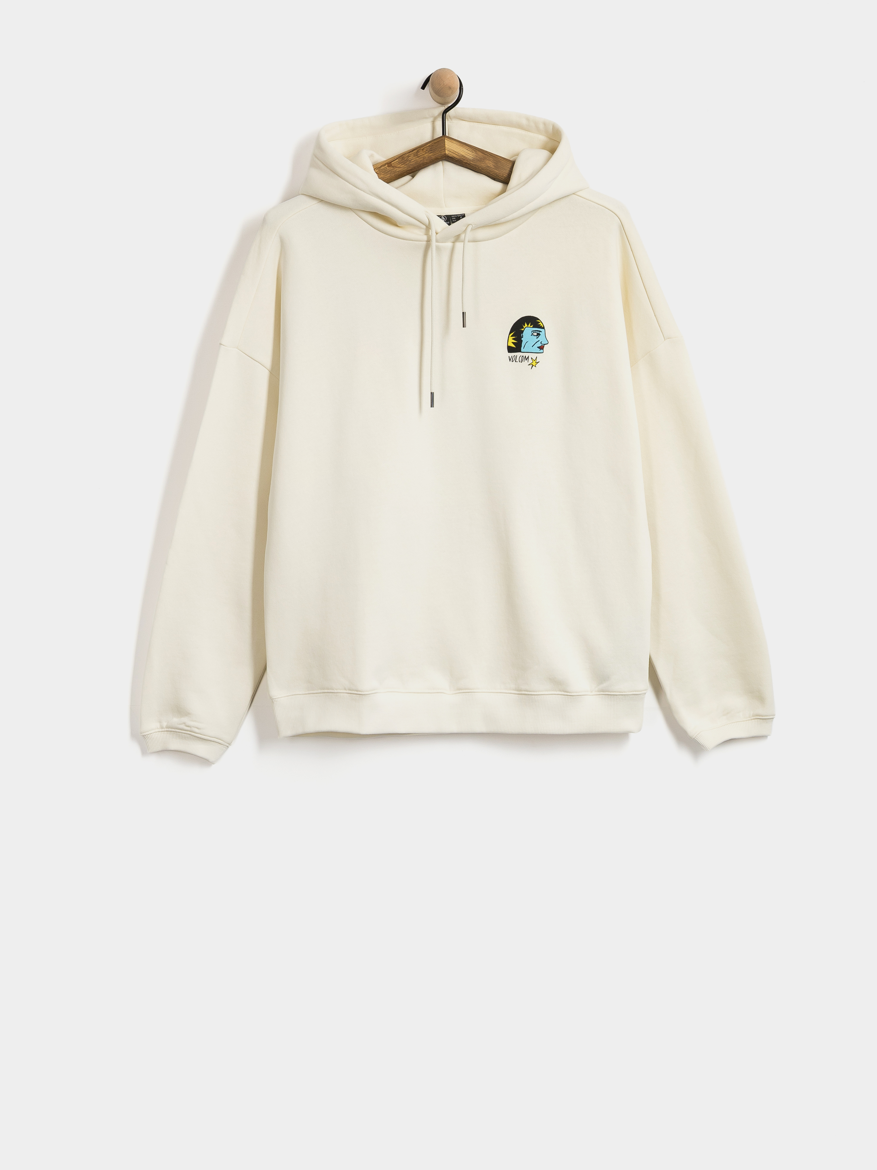 Суитшърт с качулка Volcom Radical Daze Up HD Wmn (off white)
