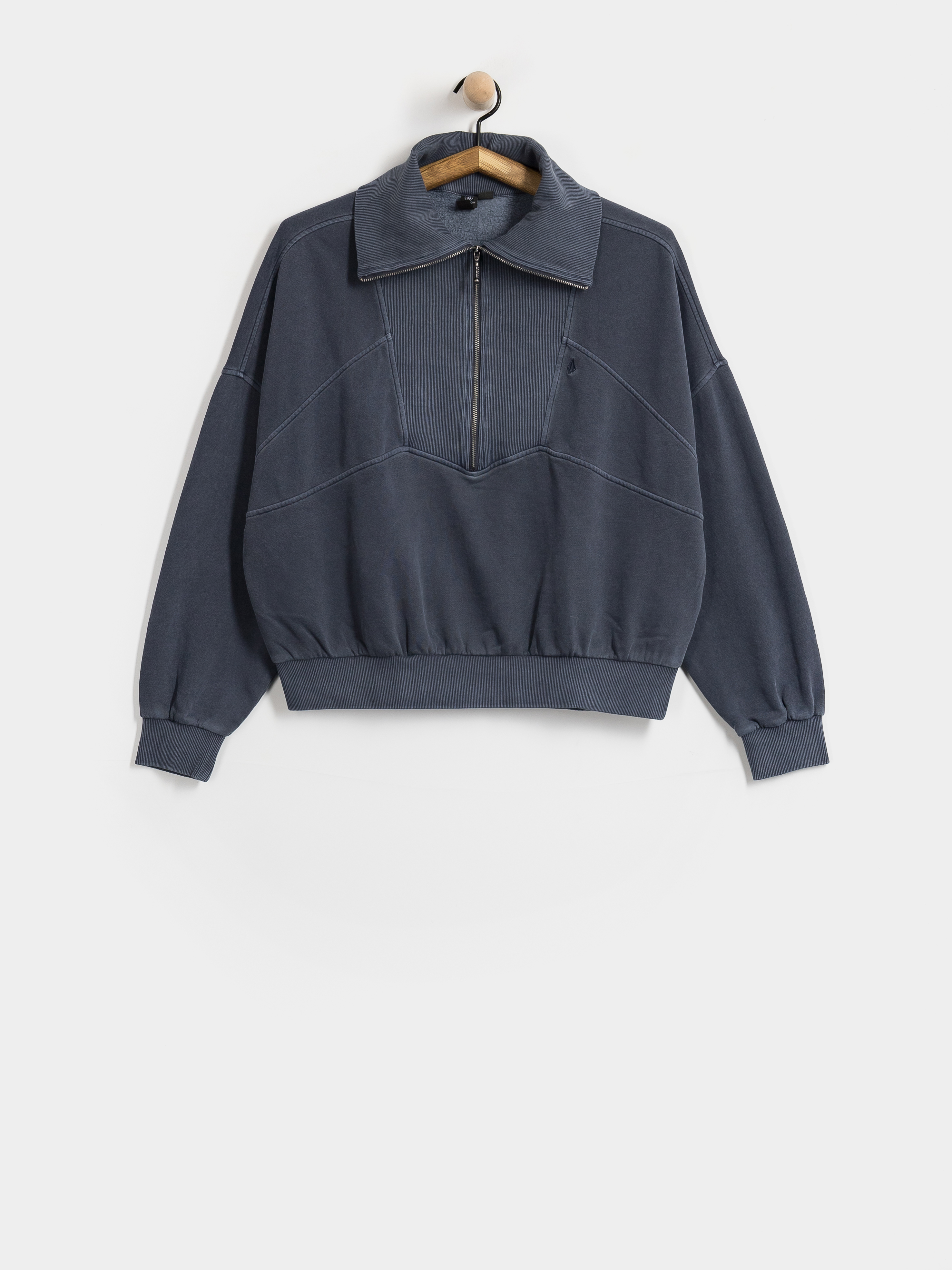 Суитшърт Volcom Reetrocity Quarter Zip Wmn (storm blue)