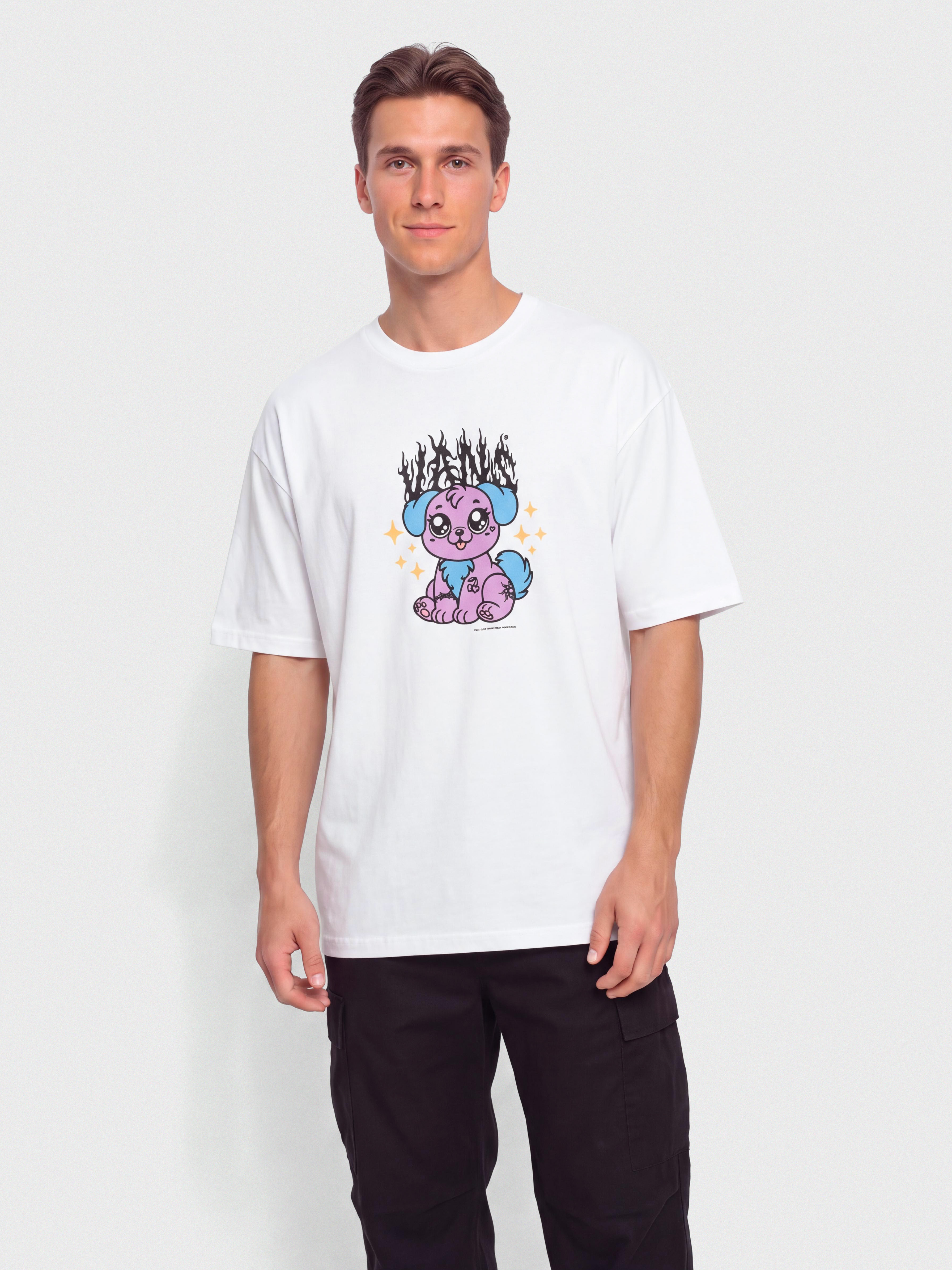 Тениска Vans Puppy Loose (white)