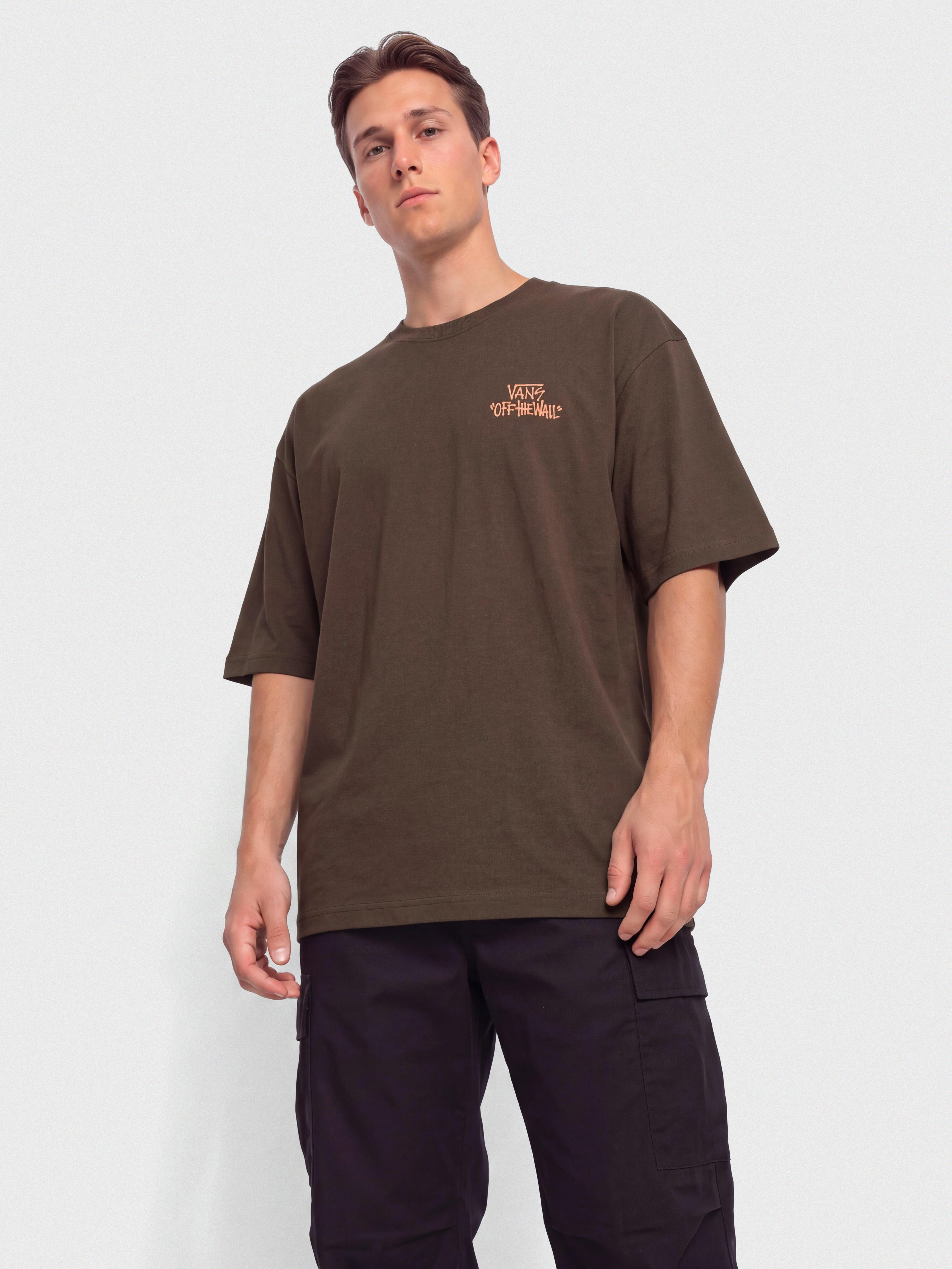 Тениска Vans Stomper Loose Fit (coal brown)