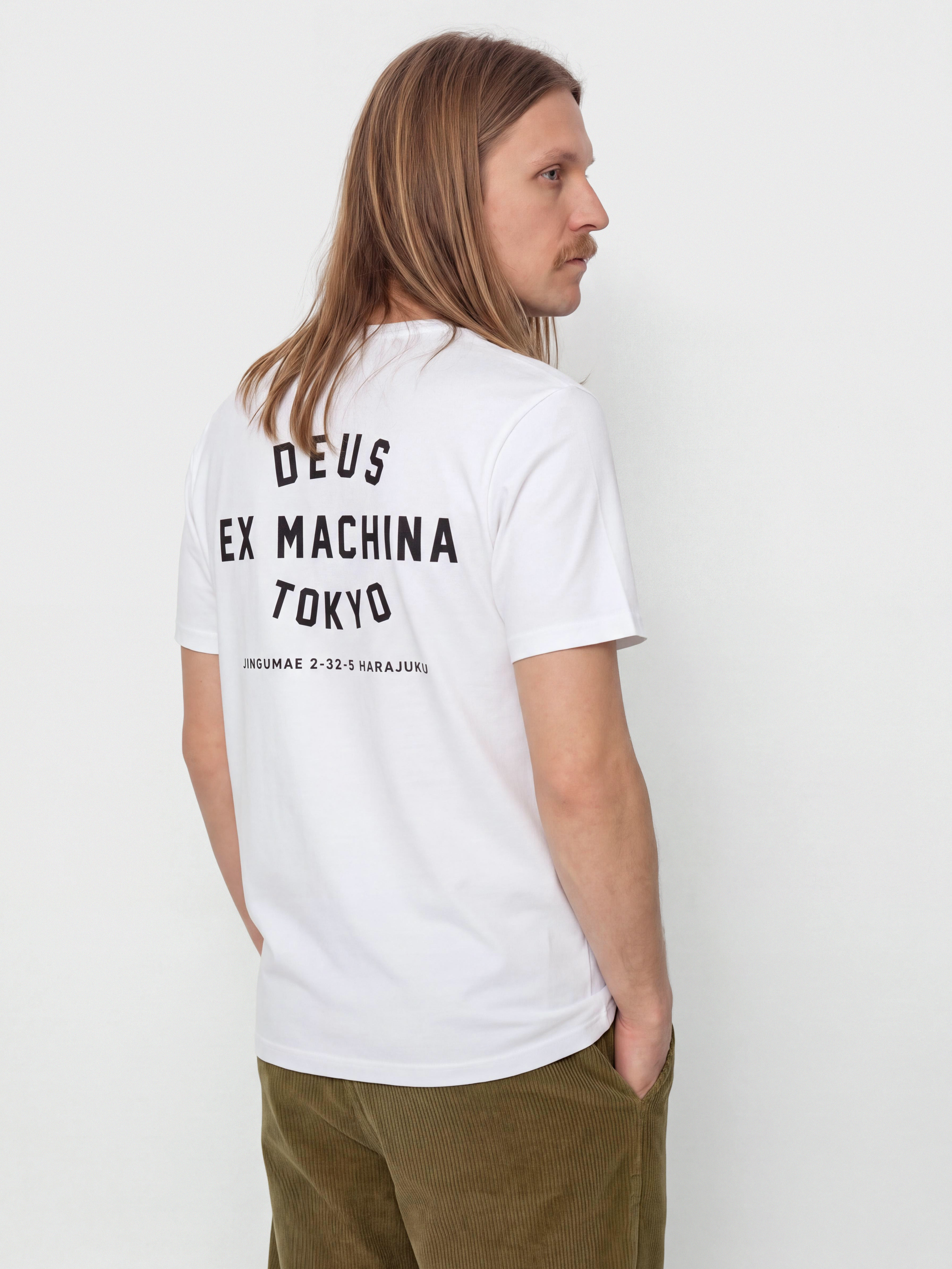 Тениска Deus Ex Machina Harajuku Helmet (white)