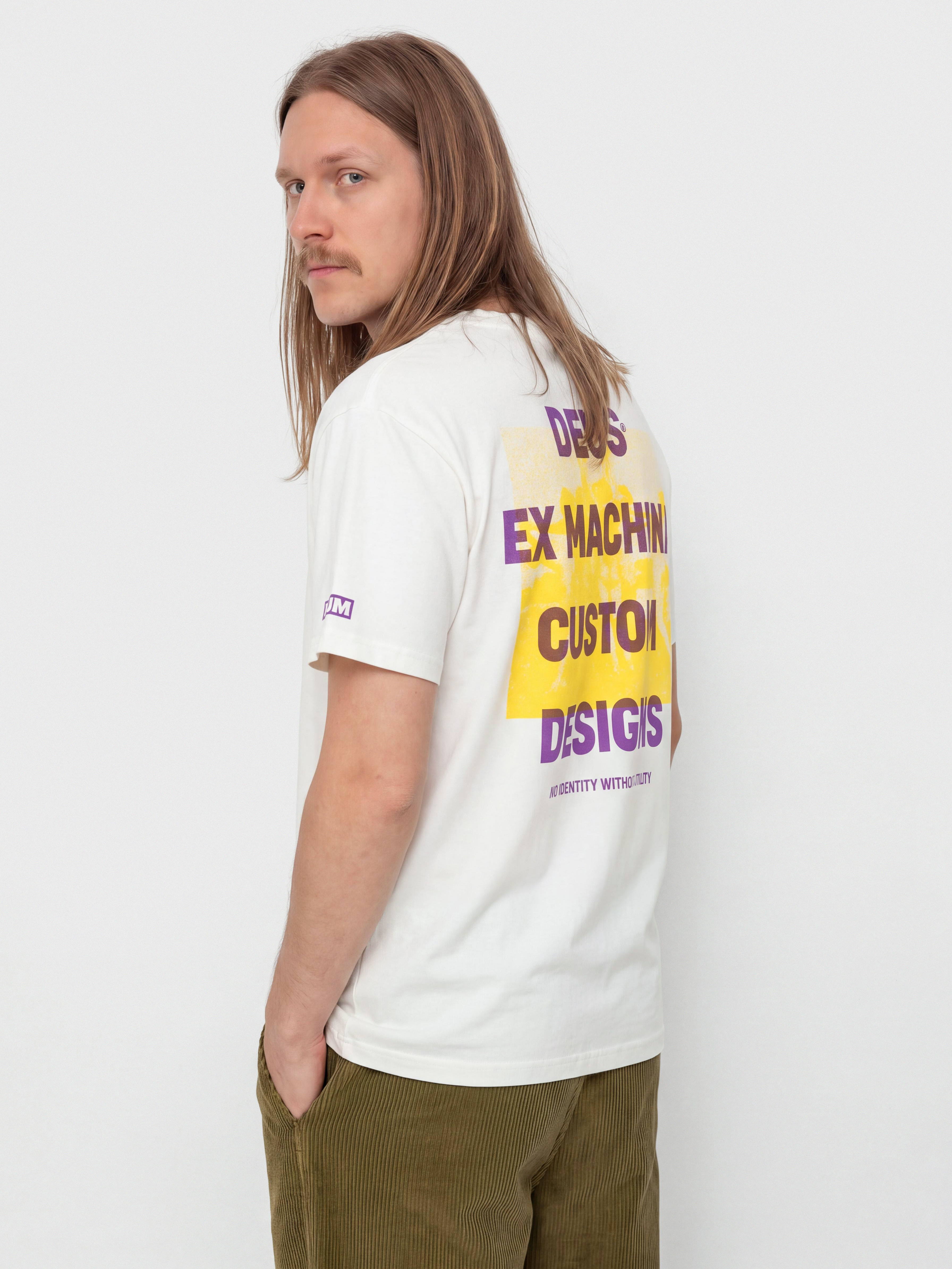 Тениска Deus Ex Machina Utility Os (vintage white)
