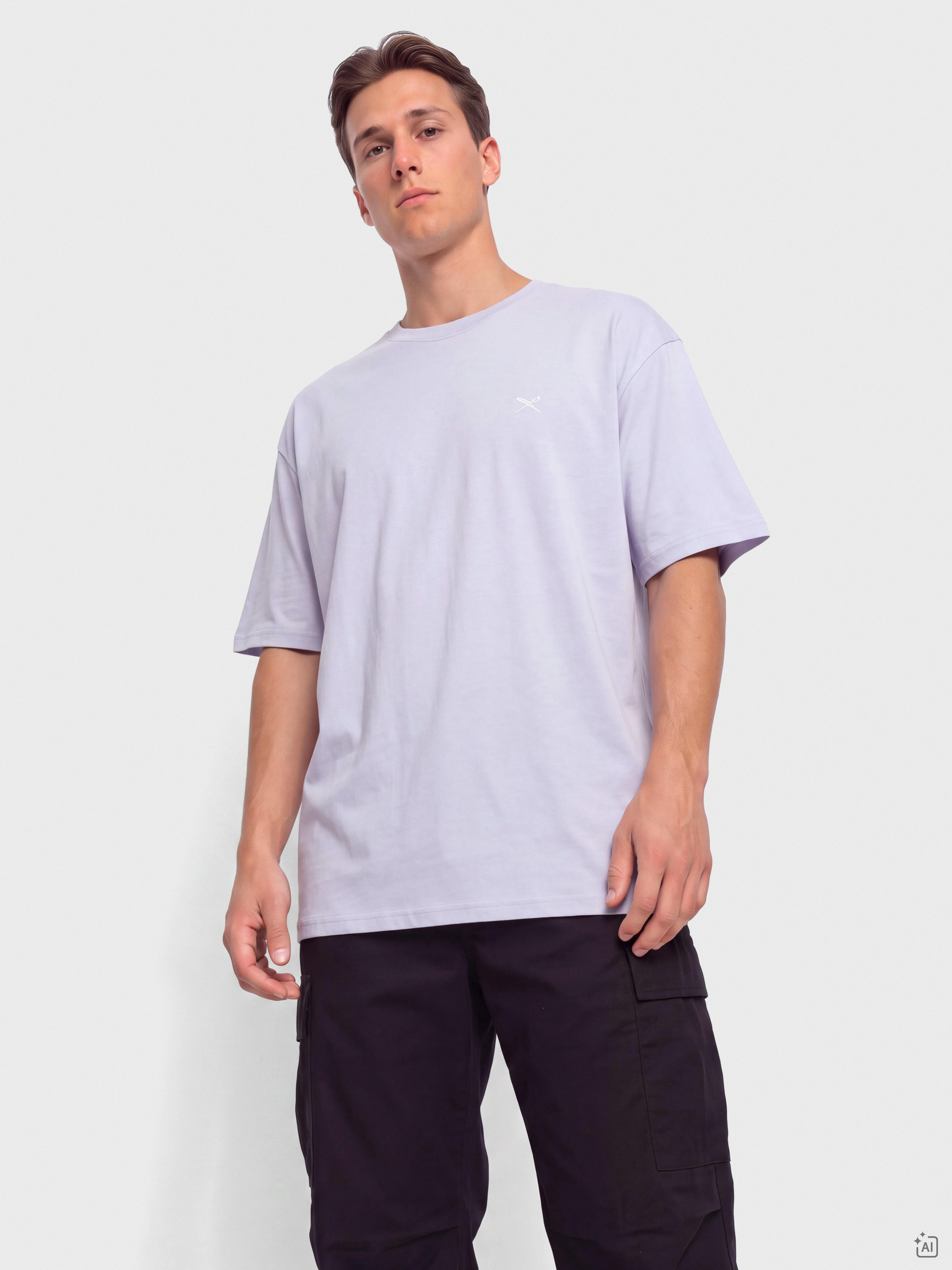 Тениска Iriedaily Mini Flag Relaxed (light lilac)