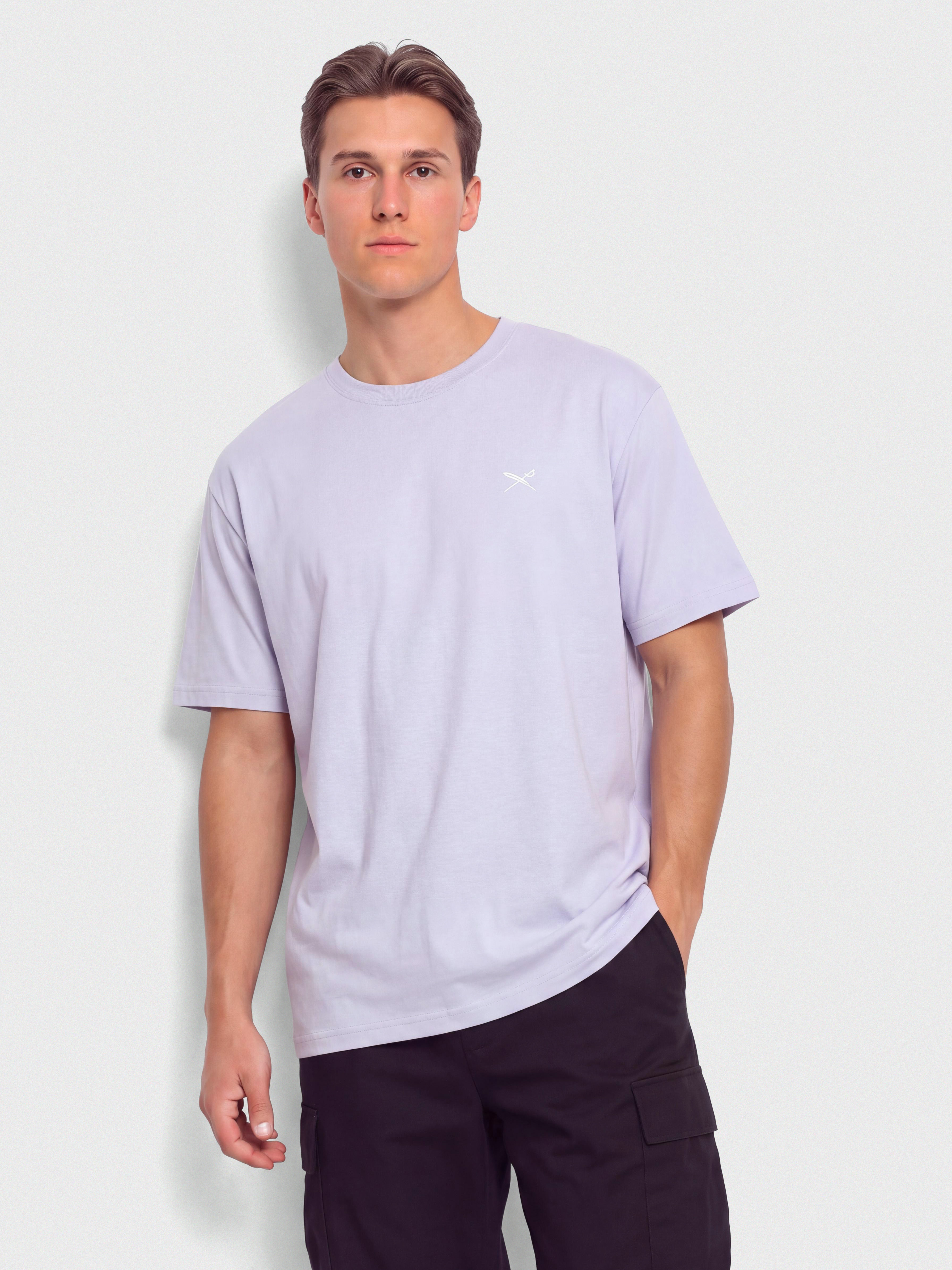 Тениска Iriedaily Mini Flag Relaxed (light lilac)