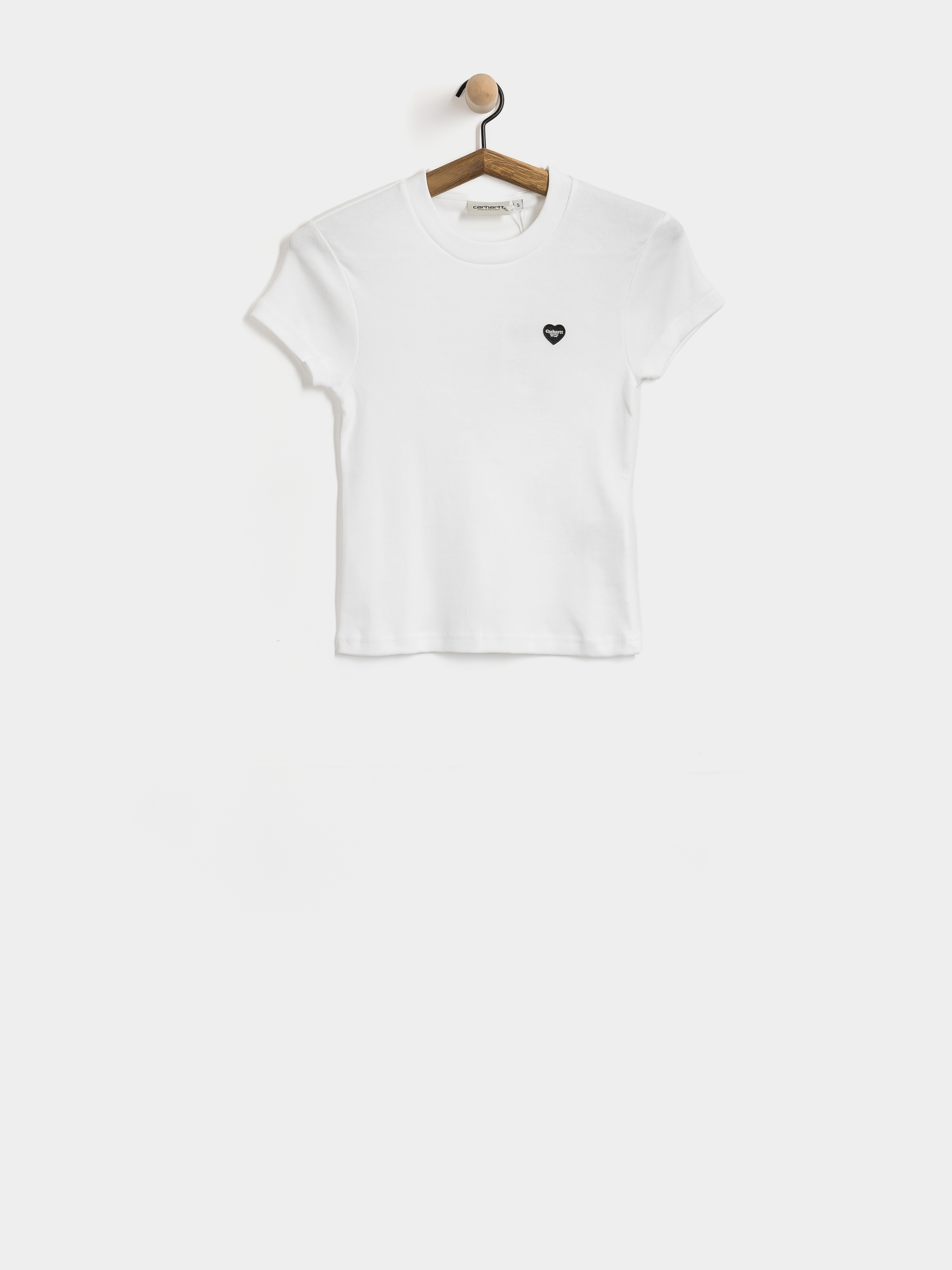Тениска Carhartt WIP Small Heart Patch Wmn (white/black)