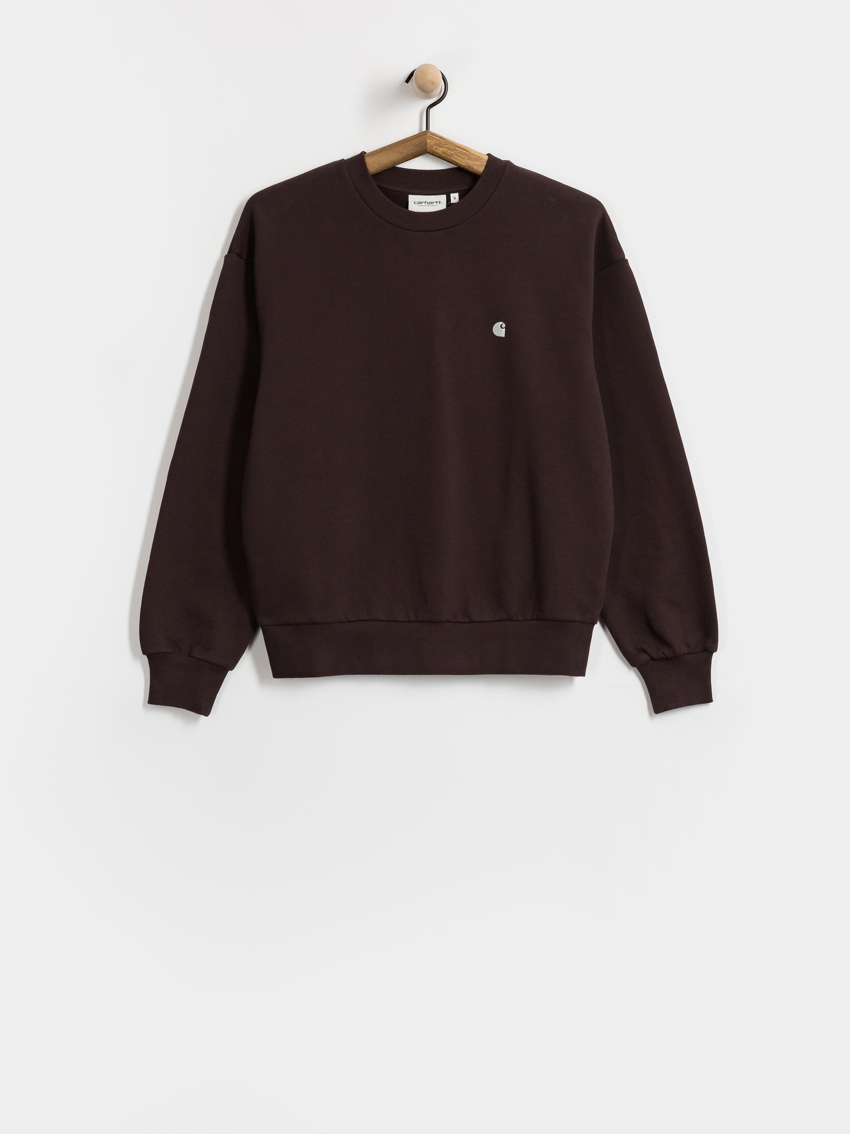 Суитшърт Carhartt WIP Caseys Wmn (palisander/silver)