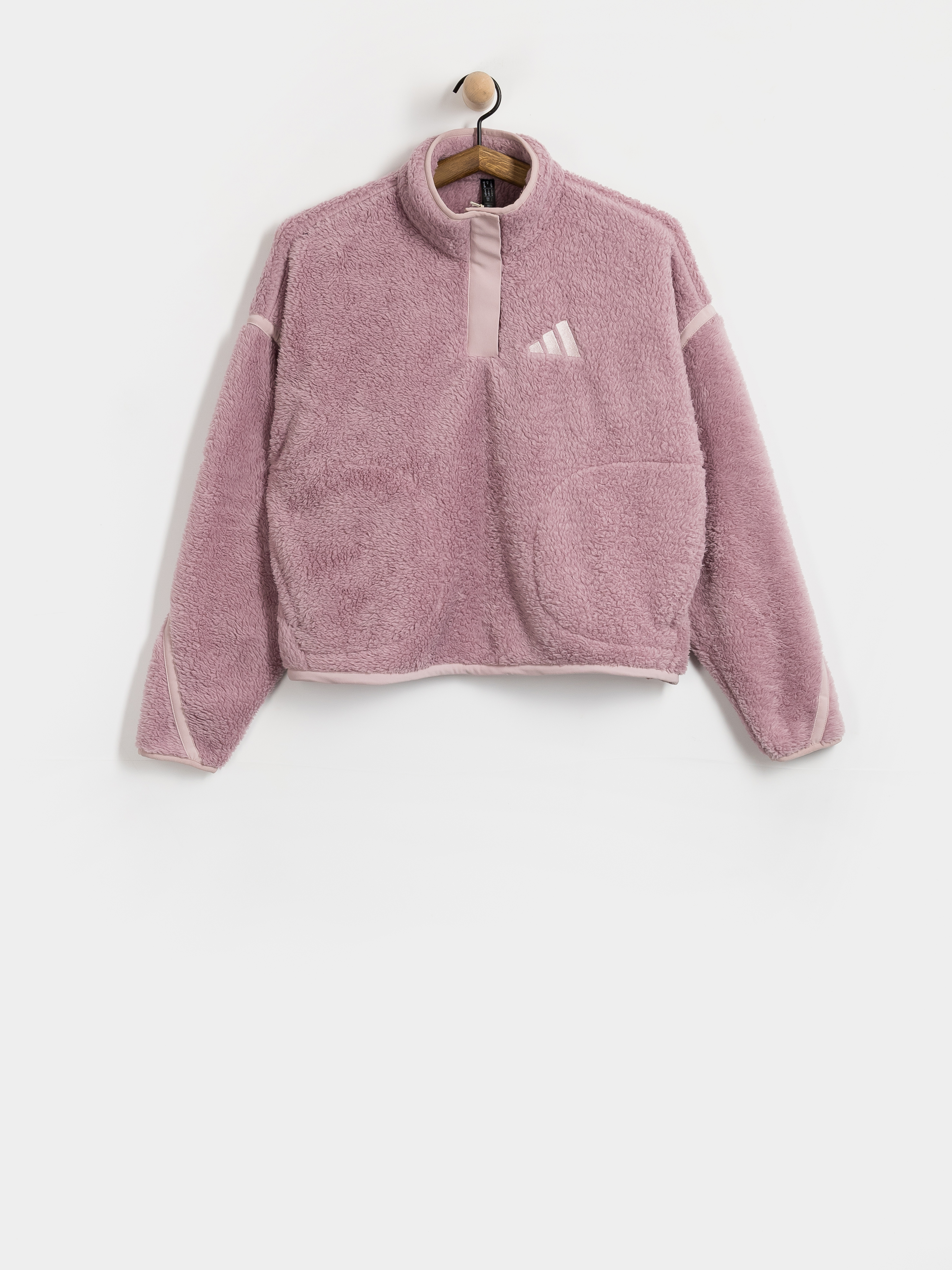 Дамски Поларени суитшърт adidas Mt Ess Hp (magmau)