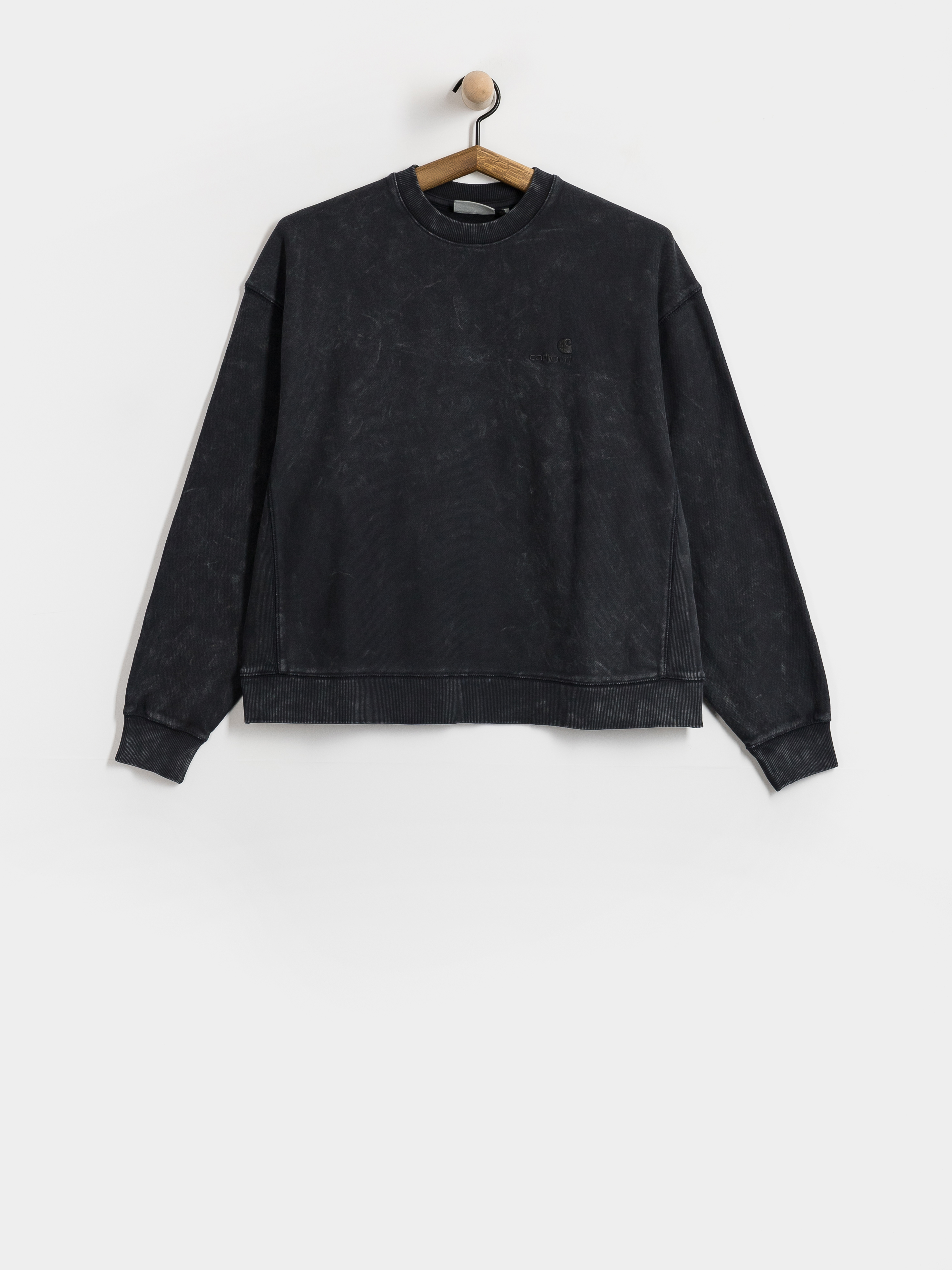 Суитшърт Carhartt WIP Lambert Wmn (black/moon wash)