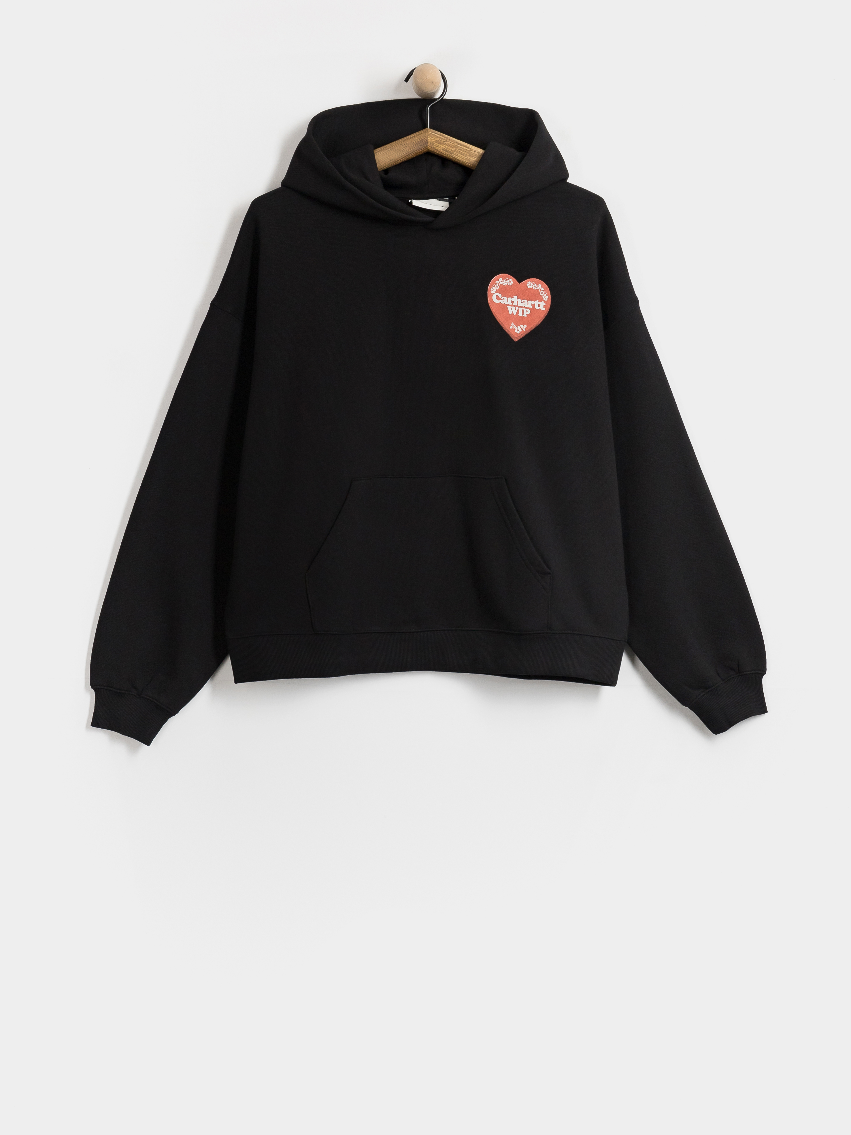 Суитшърт с качулка Carhartt WIP Hartt Case HD Wmn (black)
