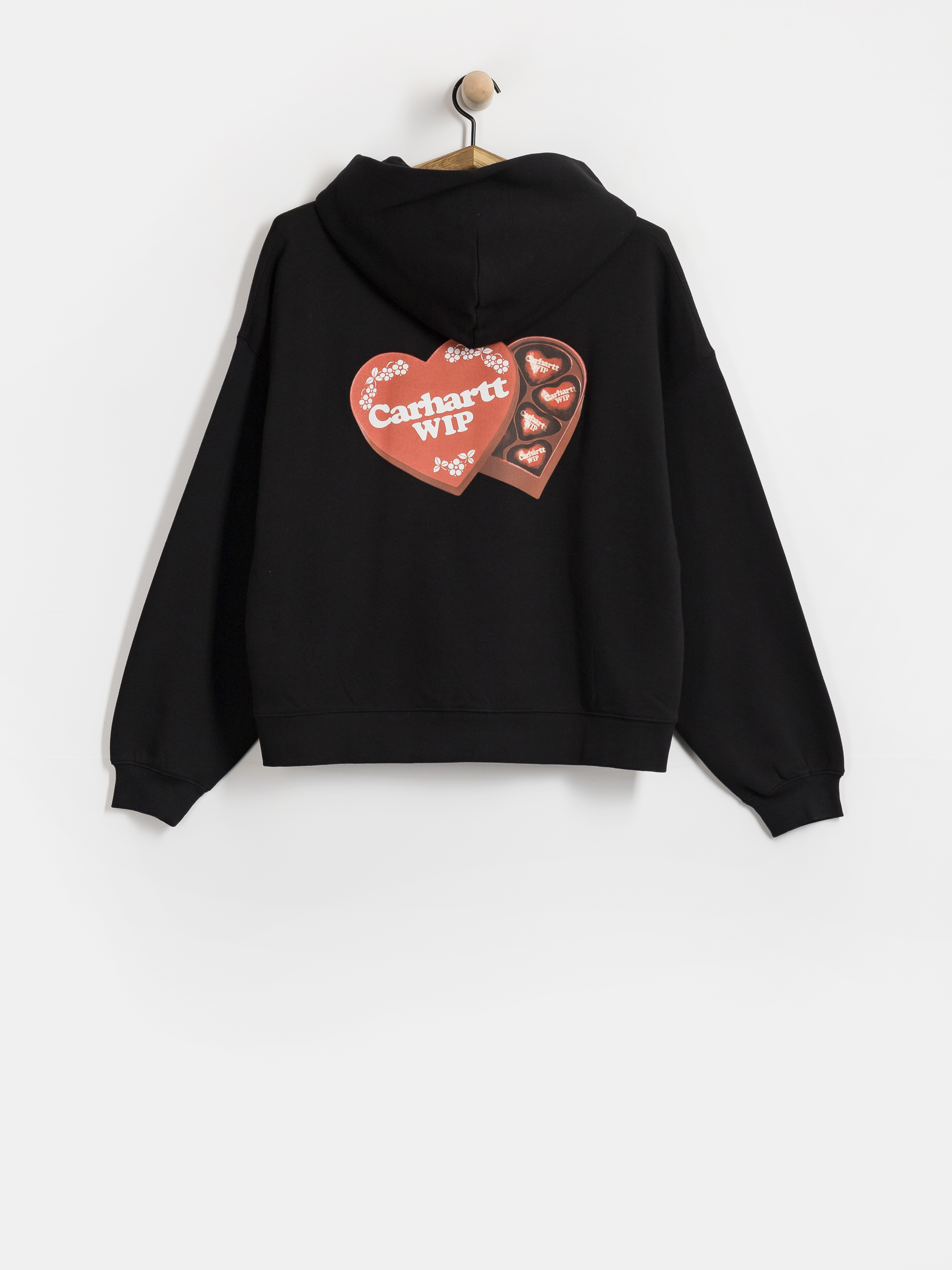 Суитшърт с качулка Carhartt WIP Hartt Case HD Wmn (black)