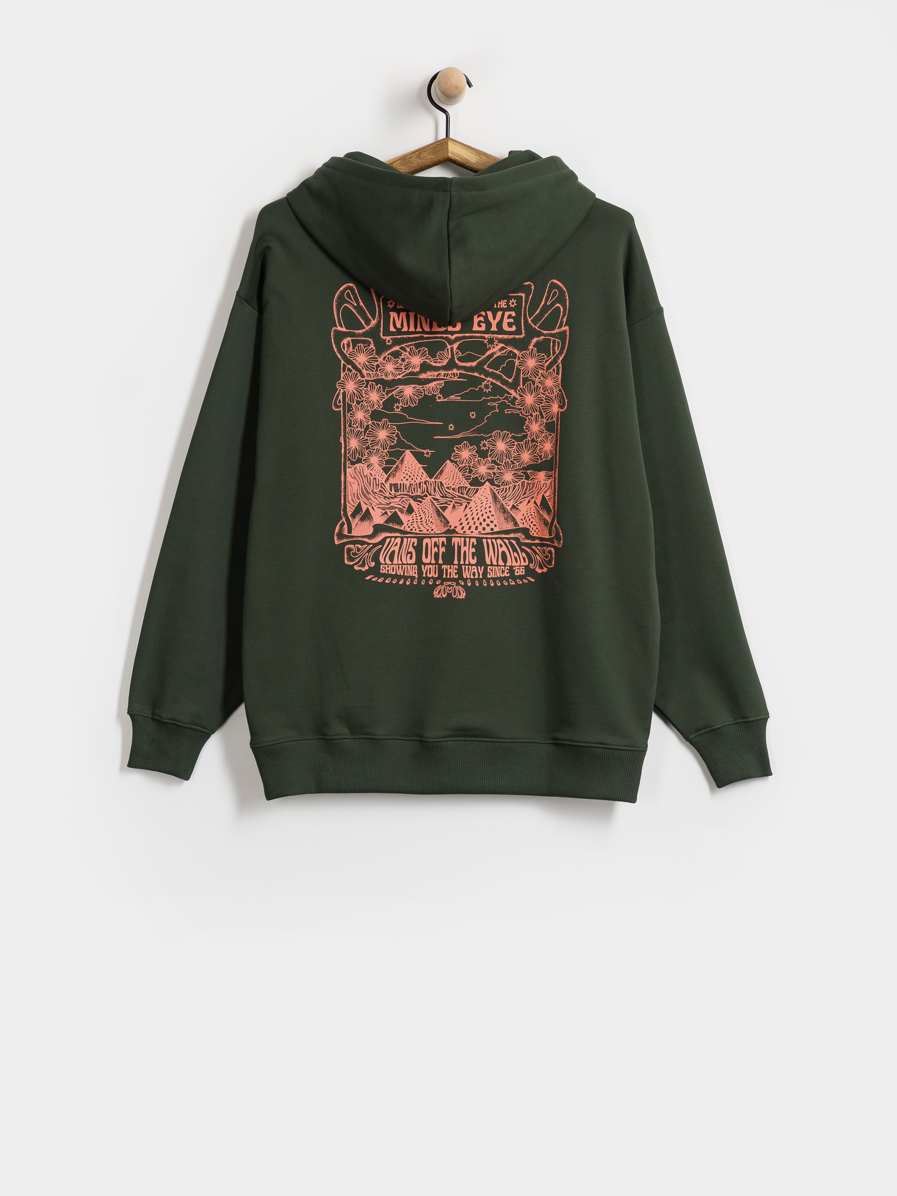 Суитшърт с качулка Vans Minds Eye Os HD Wmn (oil green)