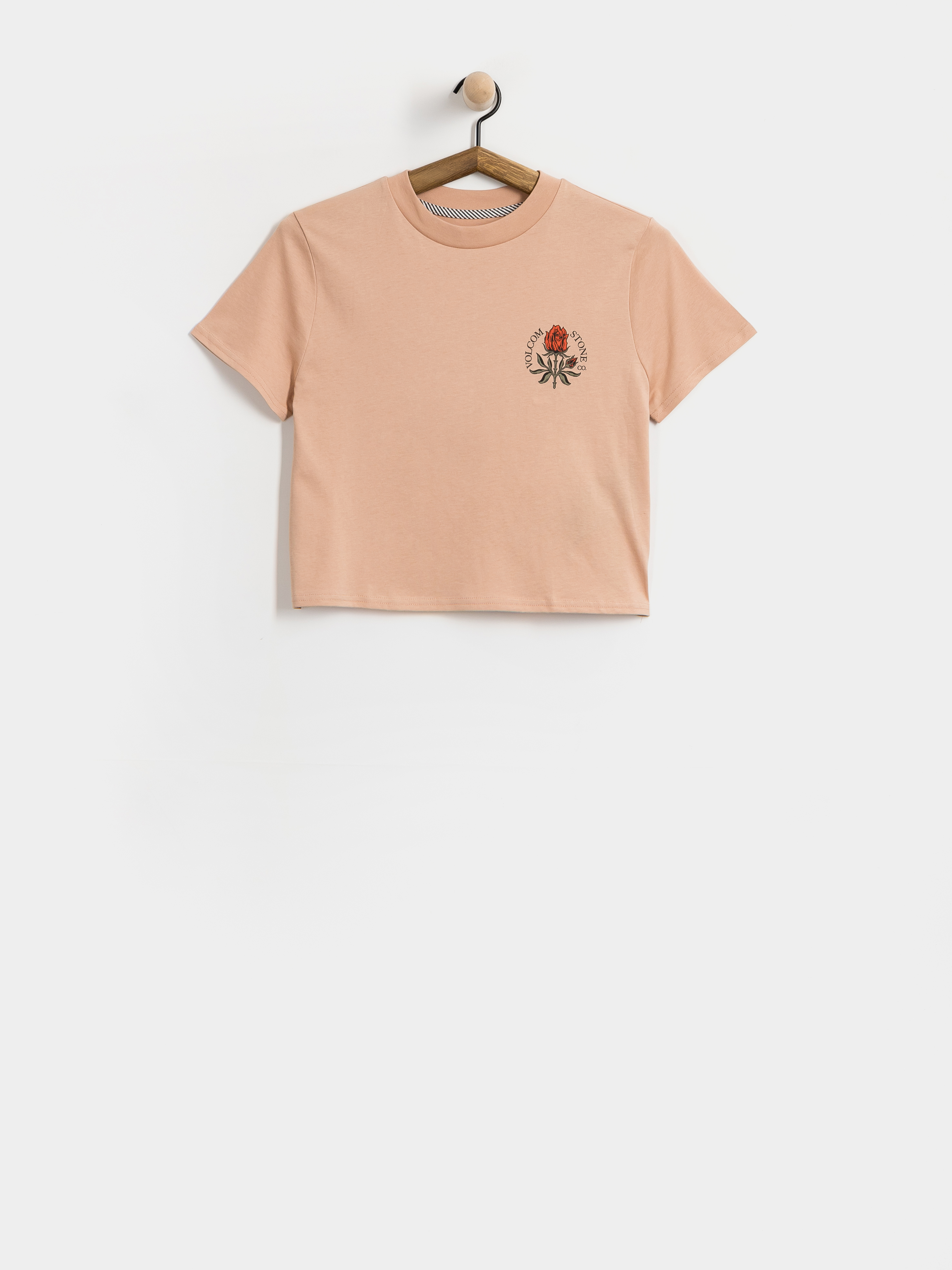 Тениска Volcom Dial Crop Wmn (misty rose)