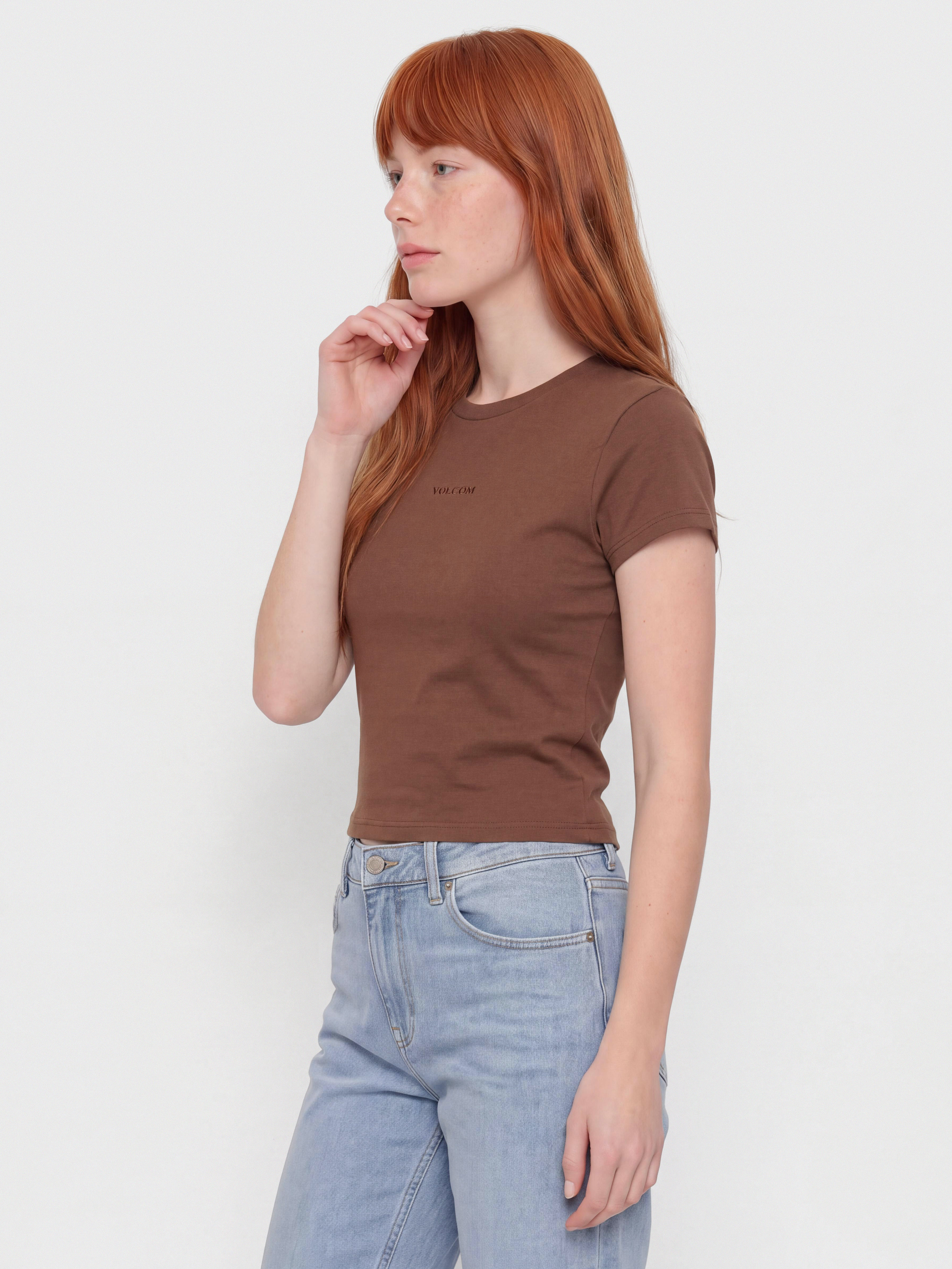 Тениска Volcom Volcom Stone Tight Wmn (tobacco brown)