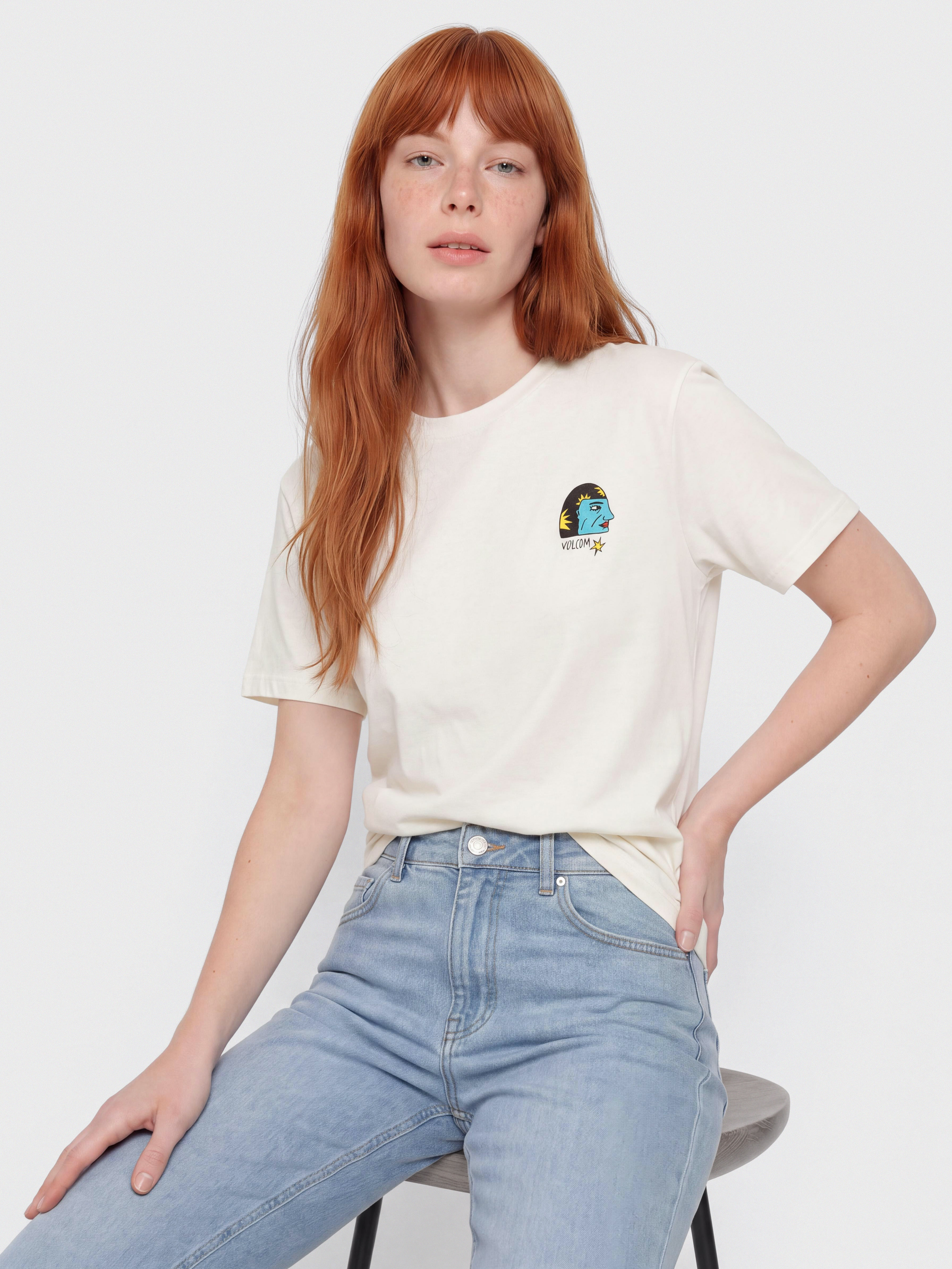 Тениска Volcom Radical Daze Up Wmn (off white)