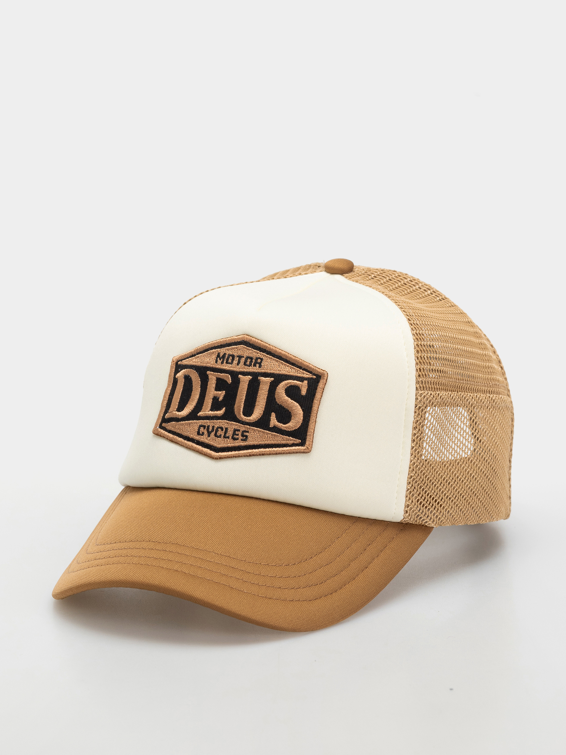 Шапка с козирка Deus Ex Machina Josel Trucker (camel brown)