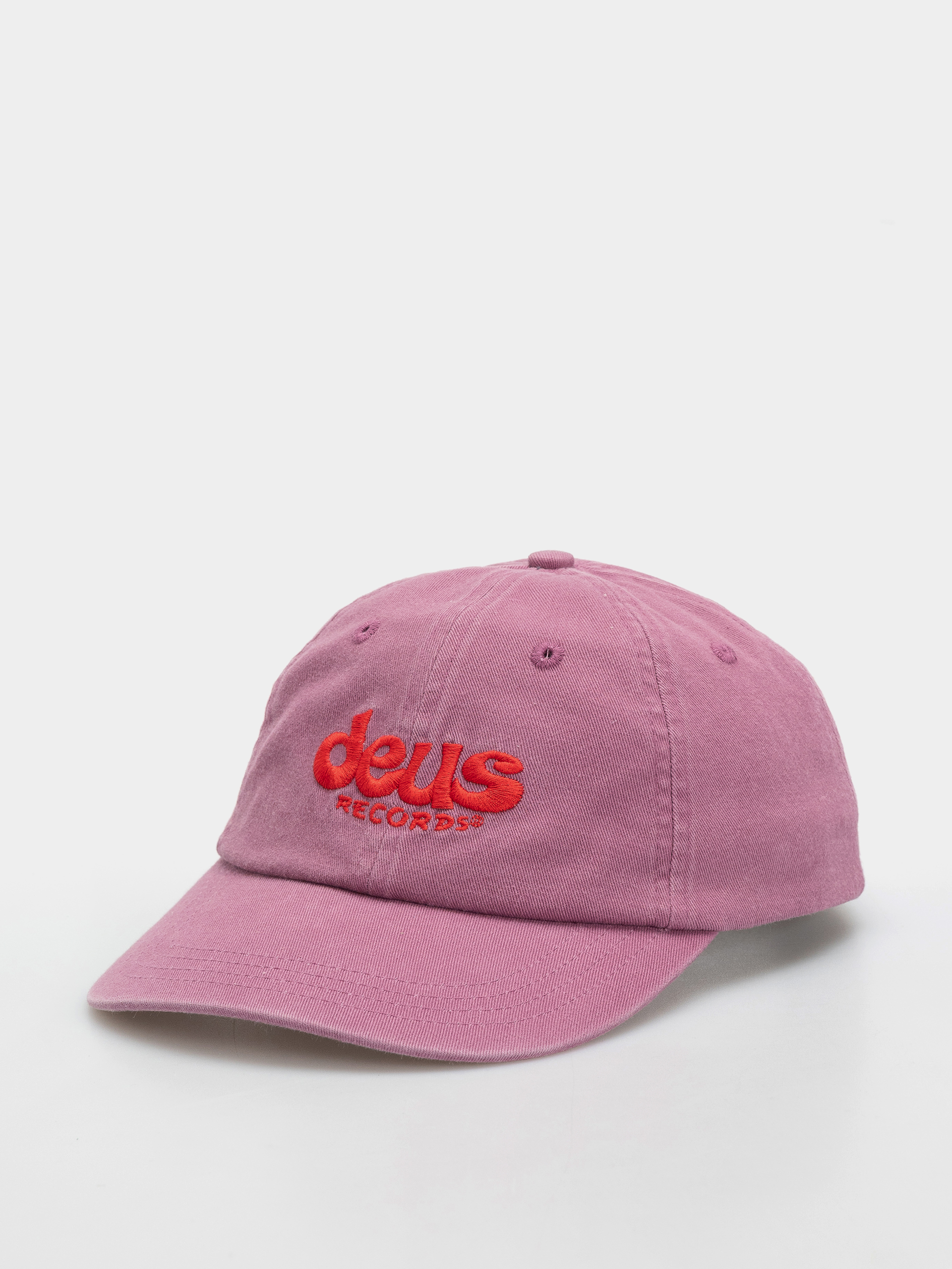 Шапка с козирка Deus Ex Machina Smile Dad (red violet)