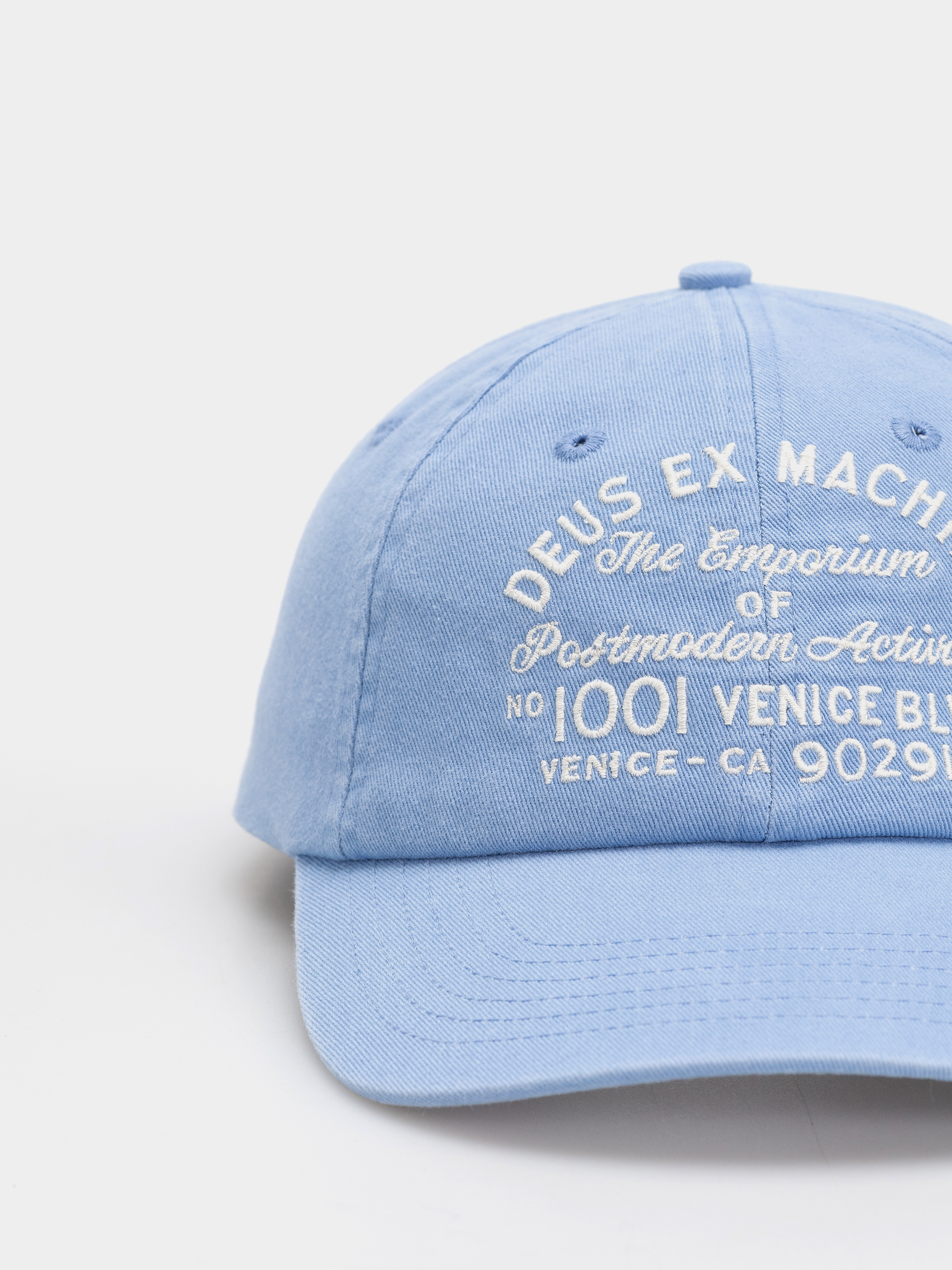 Шапка с козирка Deus Ex Machina Venice Sign (glacier blue)