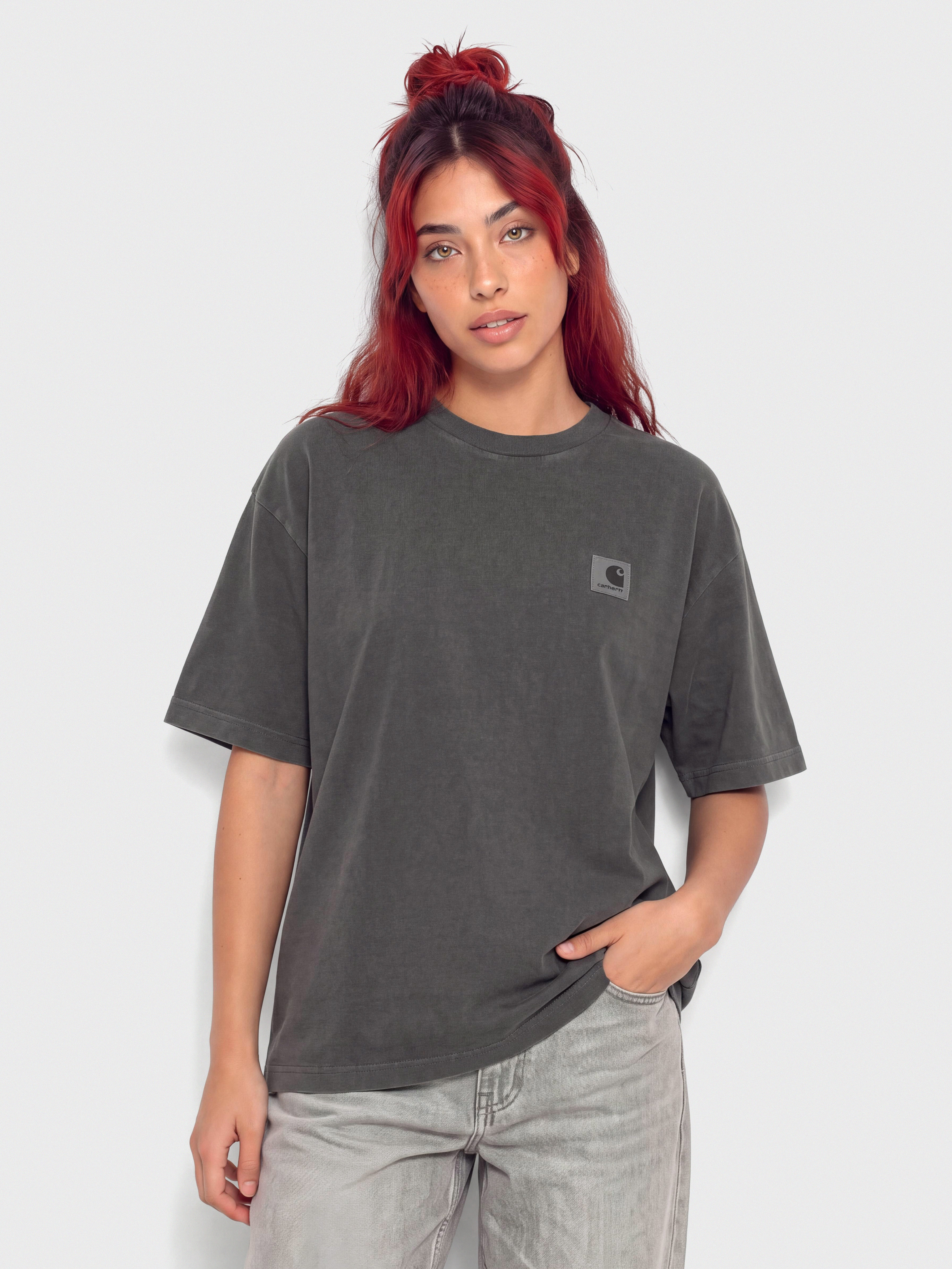 u0422u0435u043du0438u0441u043au0430 Carhartt WIP Nelson Wmn (black/garment dyed)