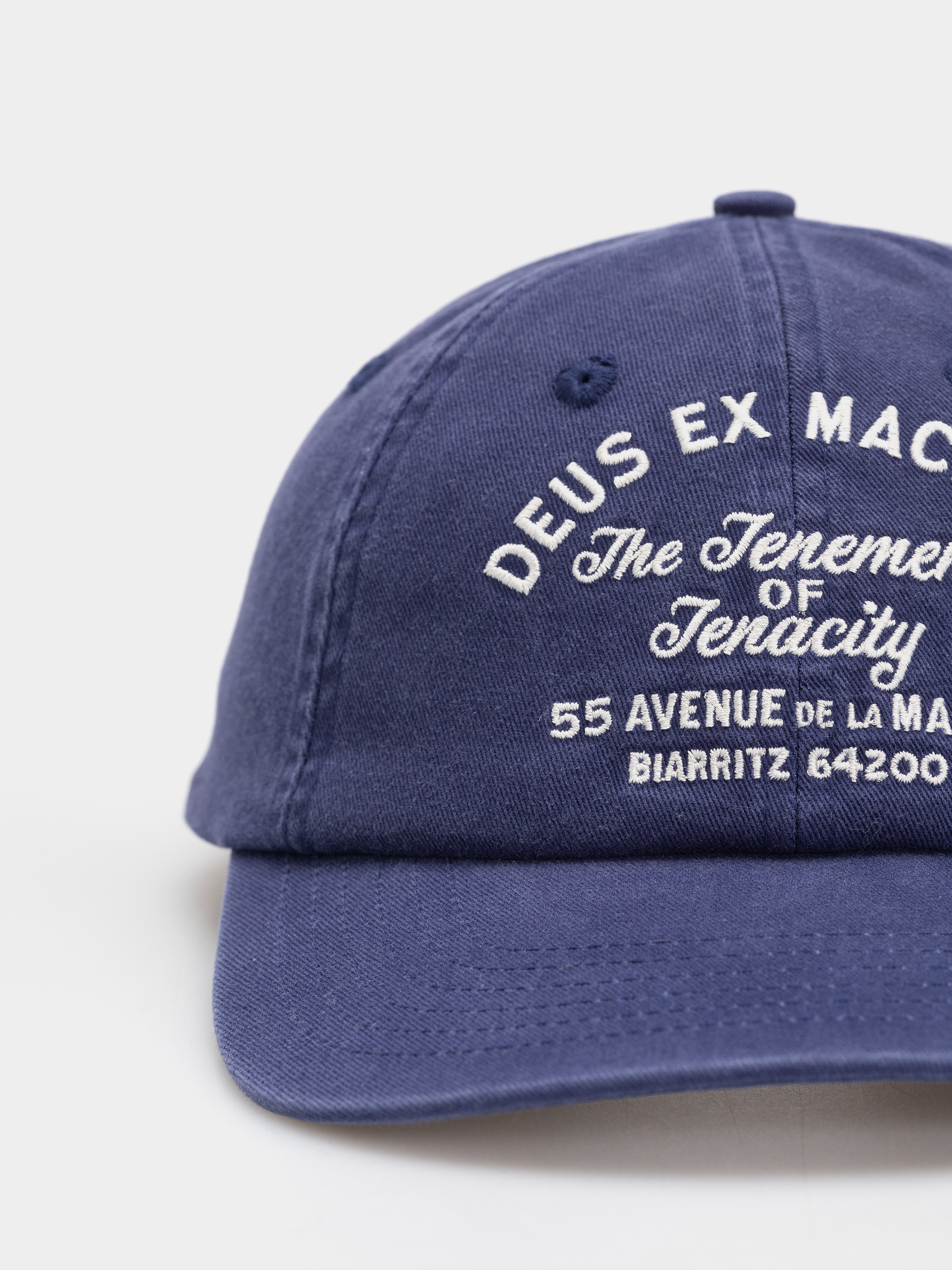 Шапка с козирка Deus Ex Machina Biarritz Sign (mechanic blue)