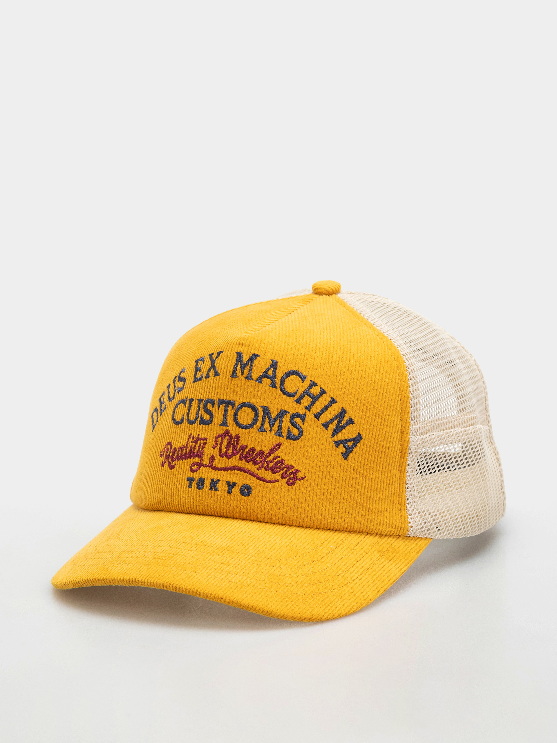 Шапка с козирка Deus Ex Machina Marsden Trucker (radiant yellow)