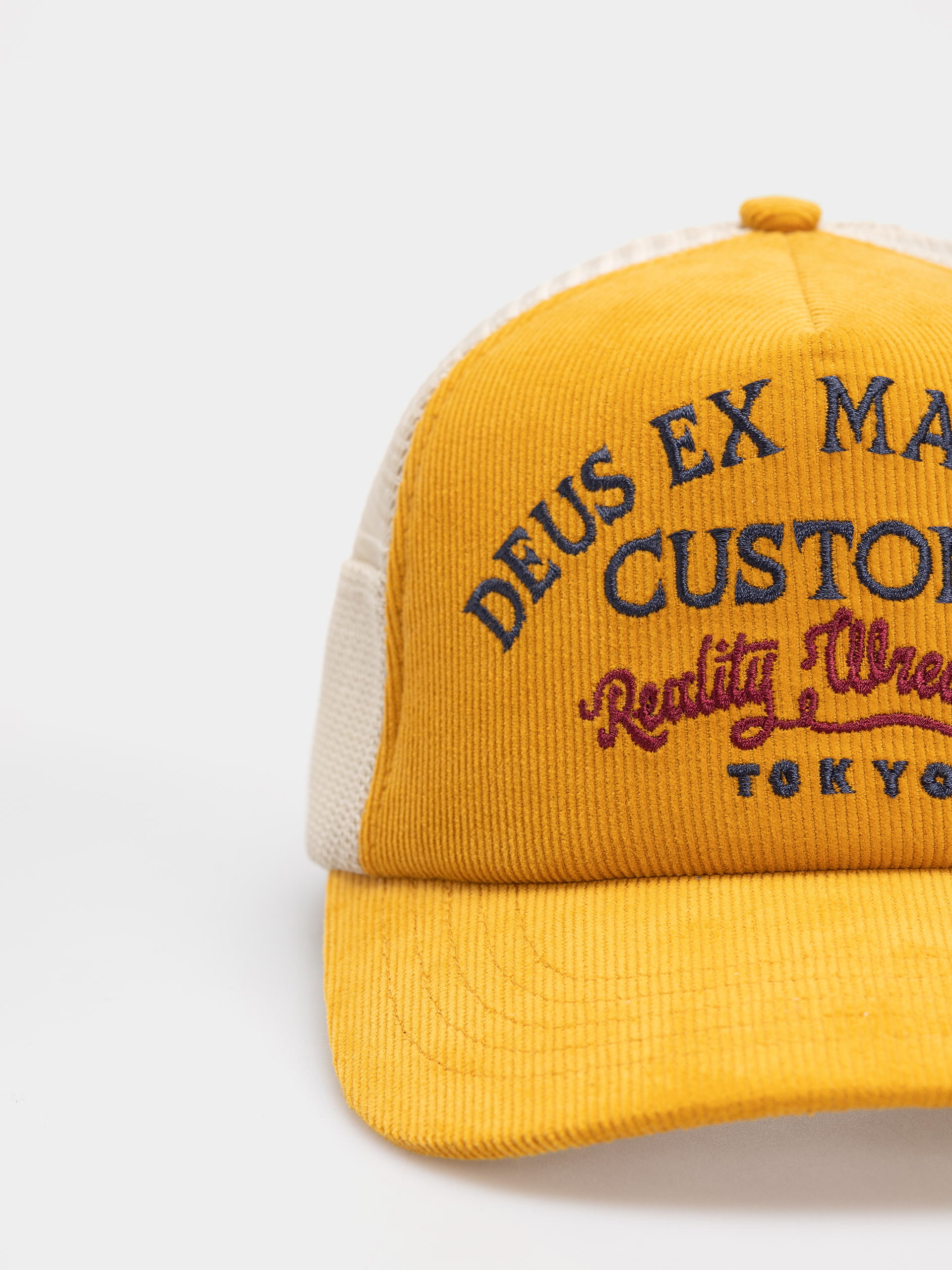 Шапка с козирка Deus Ex Machina Marsden Trucker (radiant yellow)