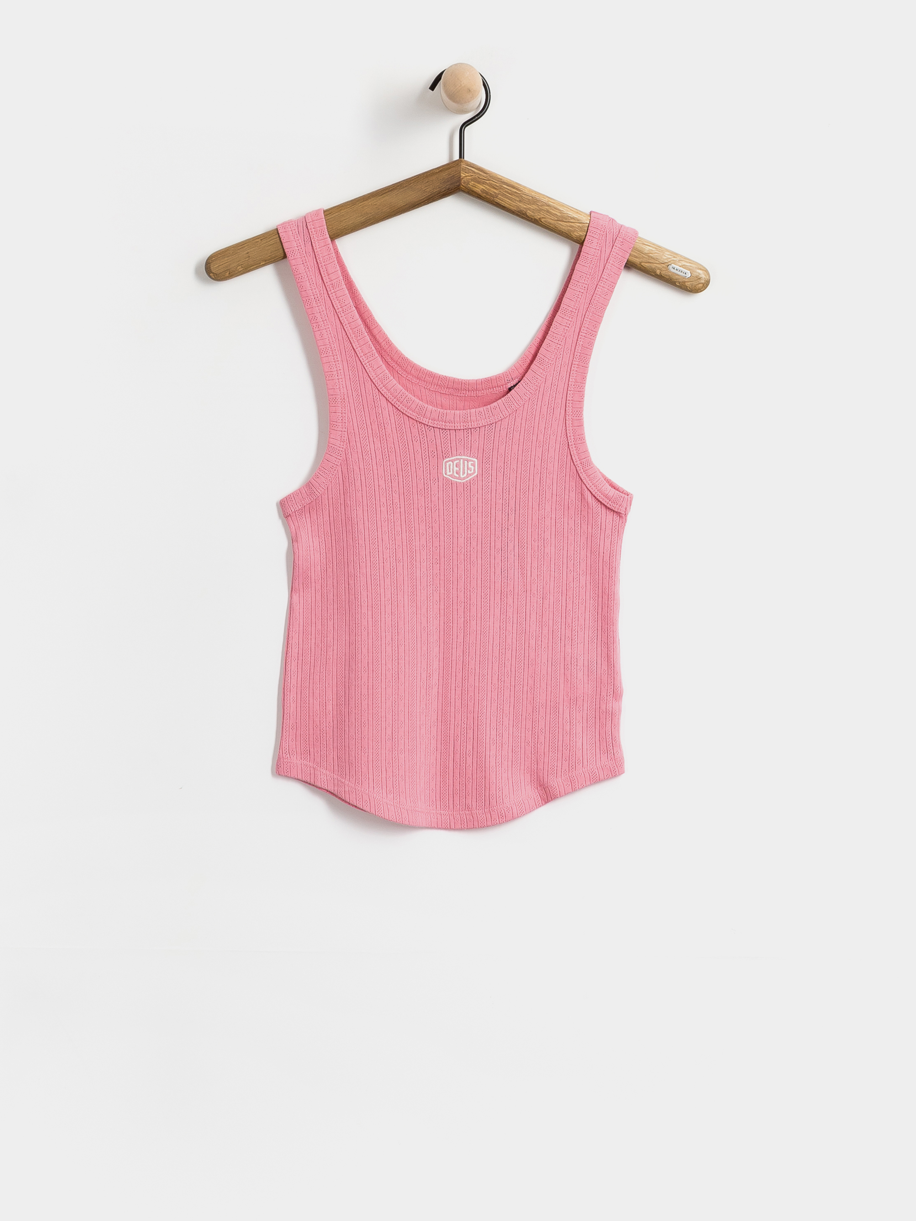 Тениска Deus Ex Machina June Pointelle Shield Wmn (prism pink)