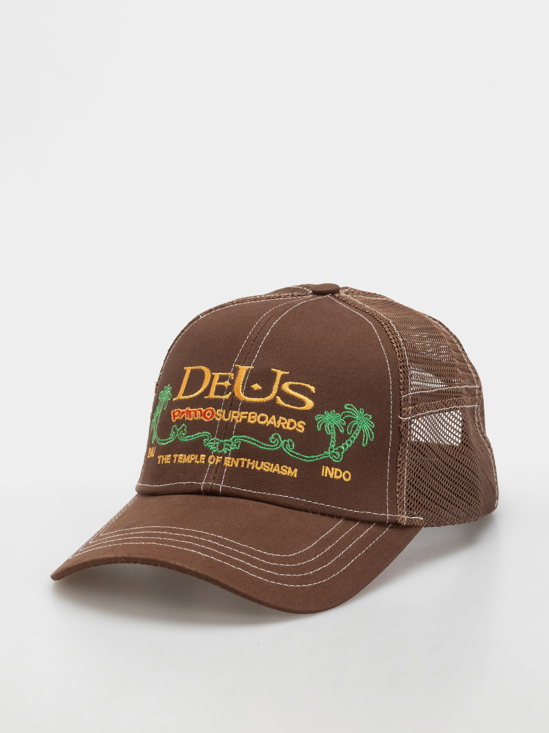 Шапка с козирка Deus Ex Machina Sanchez Trucker (brown)
