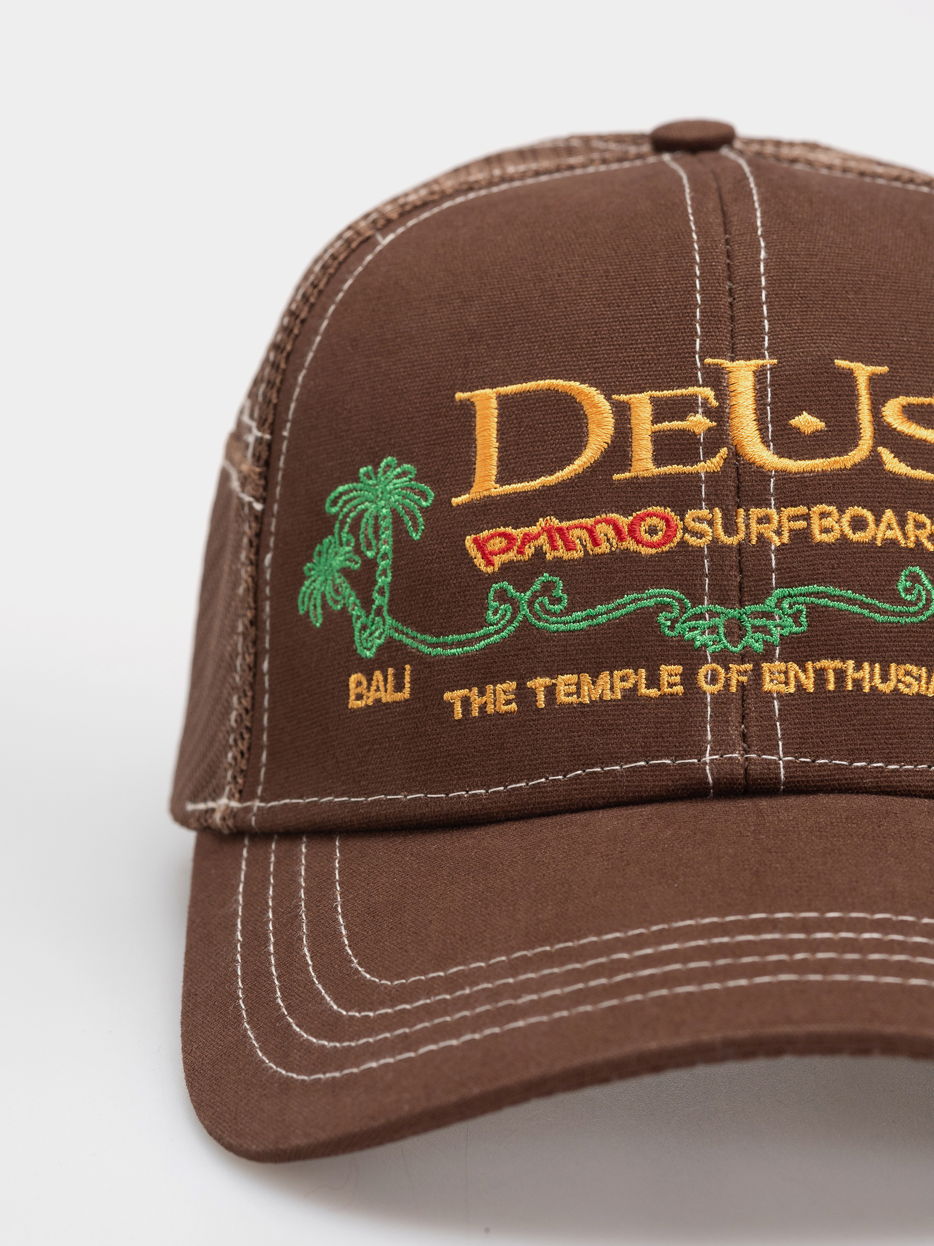 Шапка с козирка Deus Ex Machina Sanchez Trucker (brown)