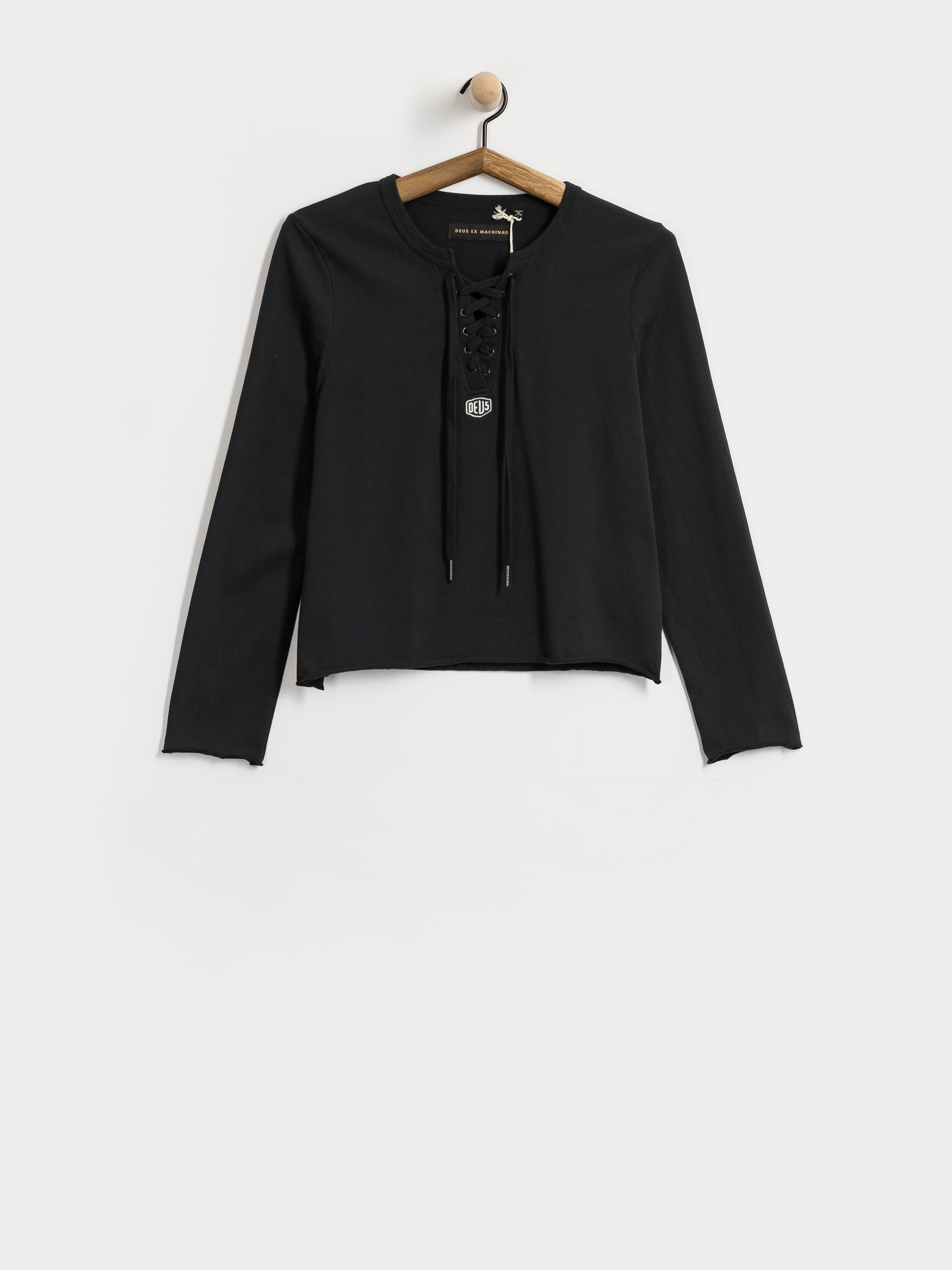 Блуза Deus Ex Machina Stoppa Lace Up Top Wmn (black)