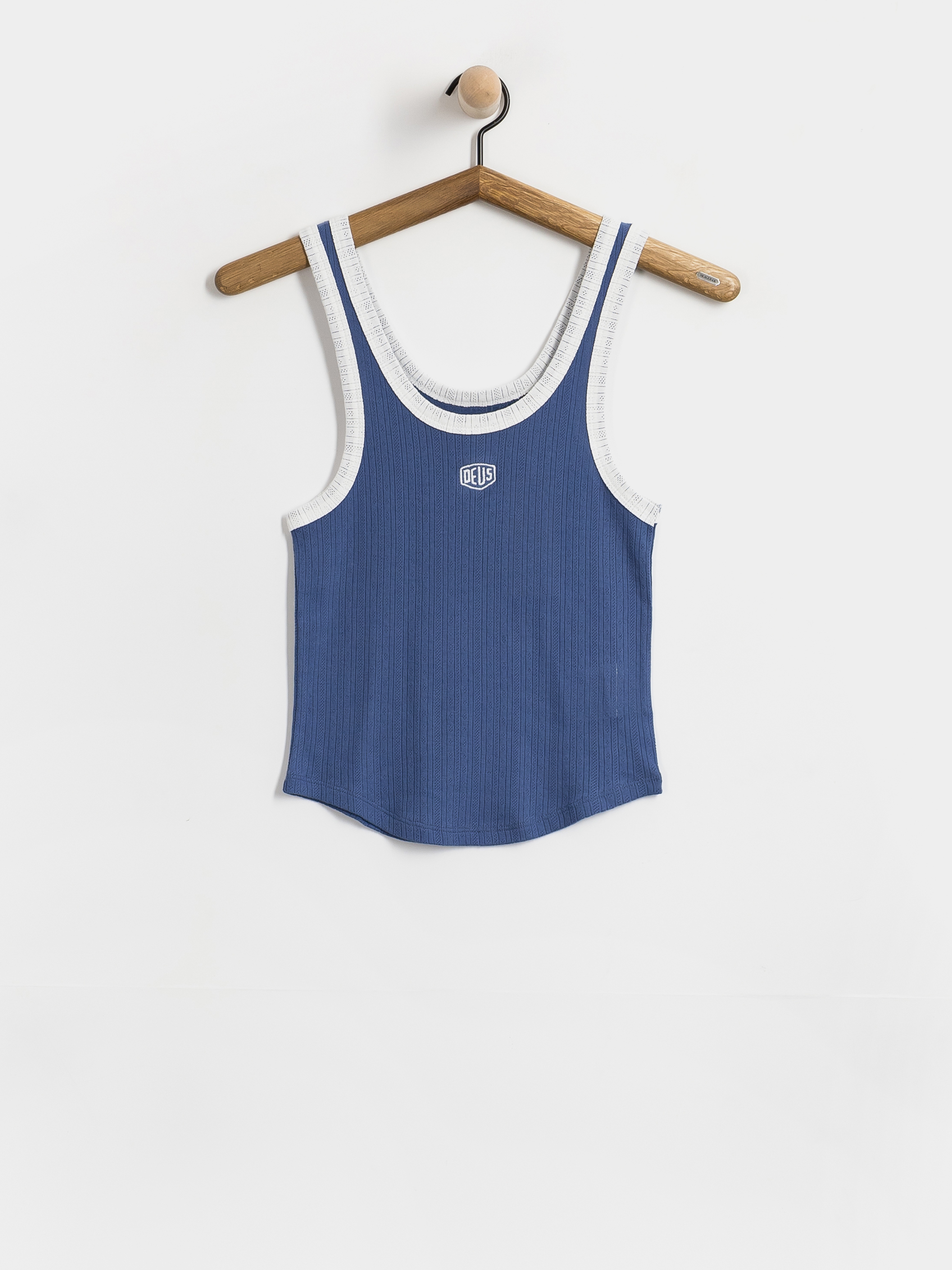 Тениска Deus Ex Machina June Pointelle Shield Wmn (pageant blue)