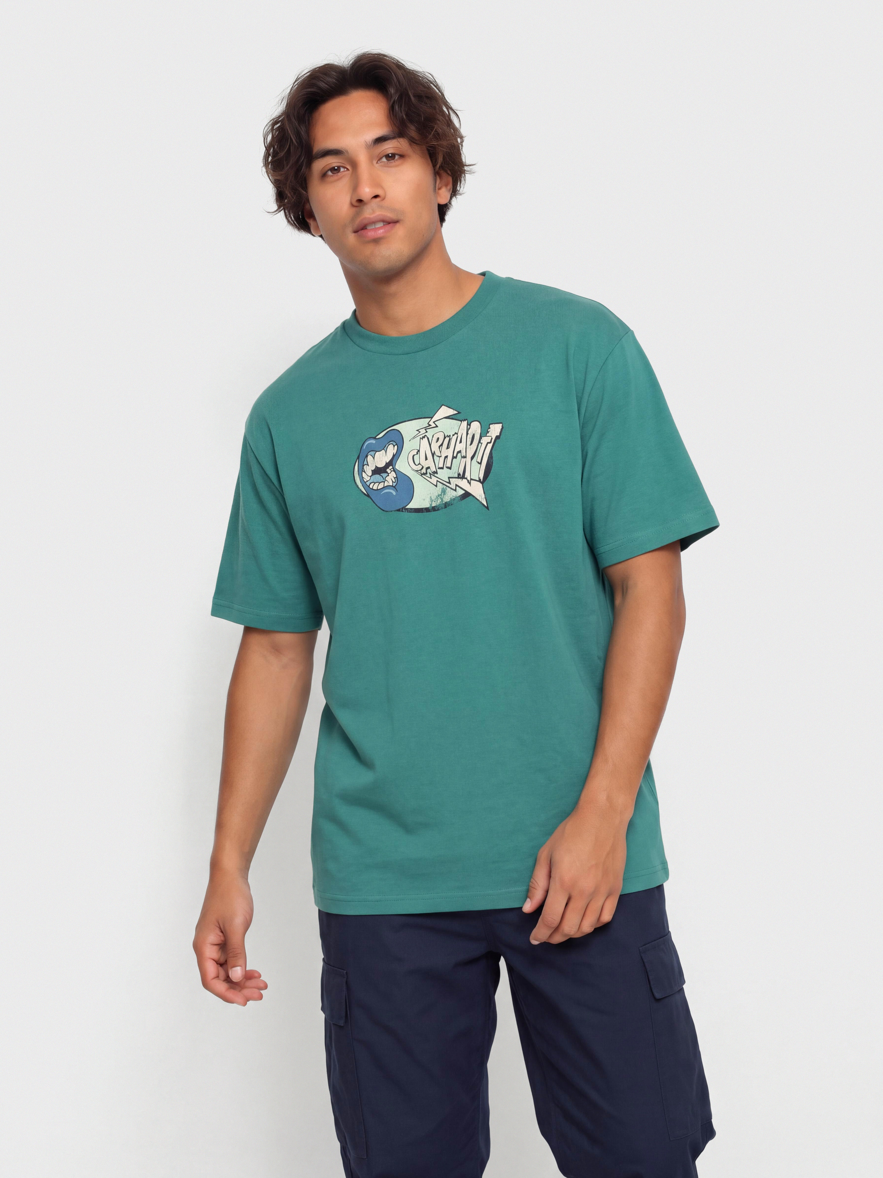 u0422u0435u043du0438u0441u043au0430 Carhartt WIP Louder (saguaro/heavy enzyme wash)