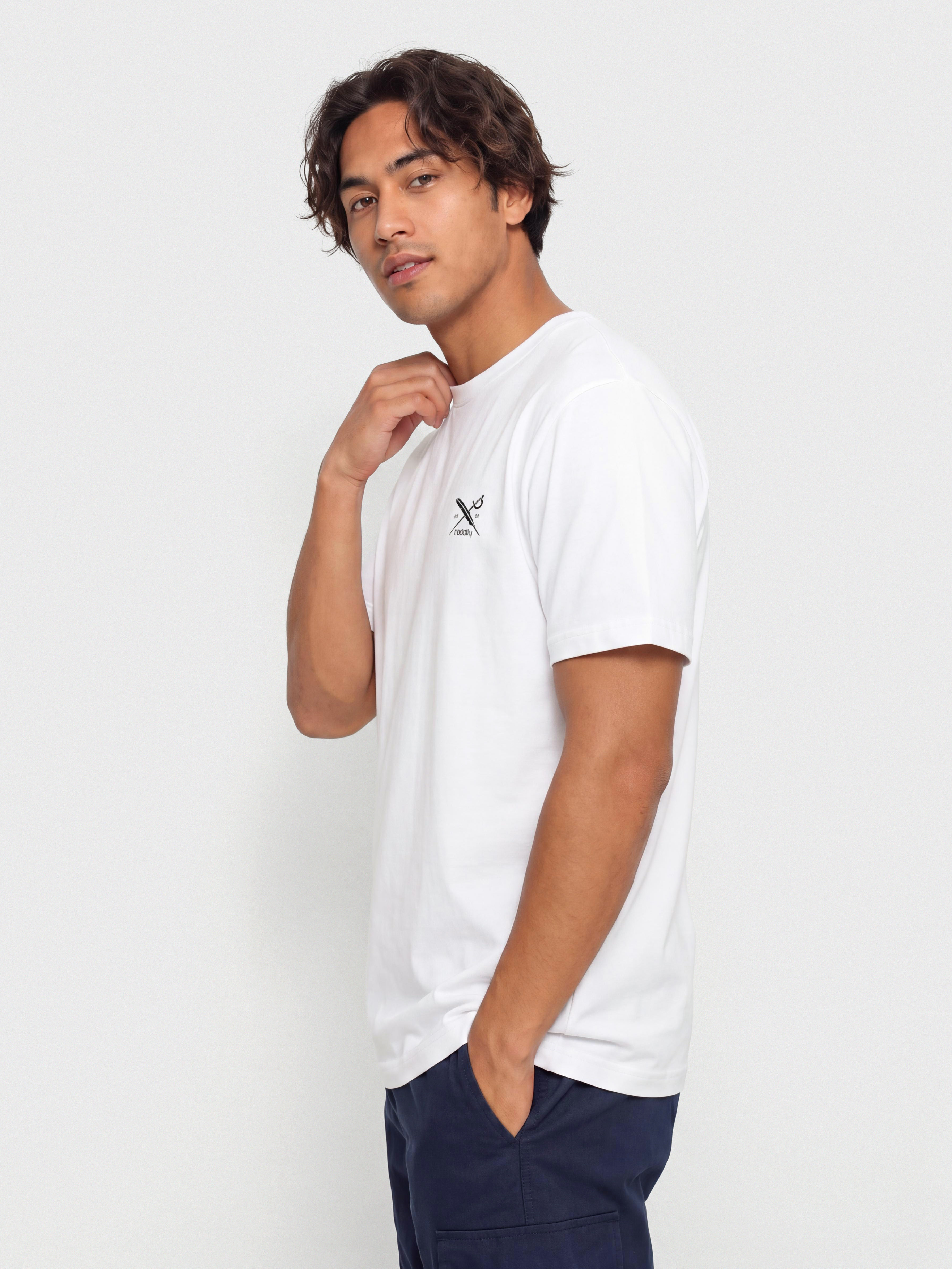 Iriedaily Тениска Chestflag (white)