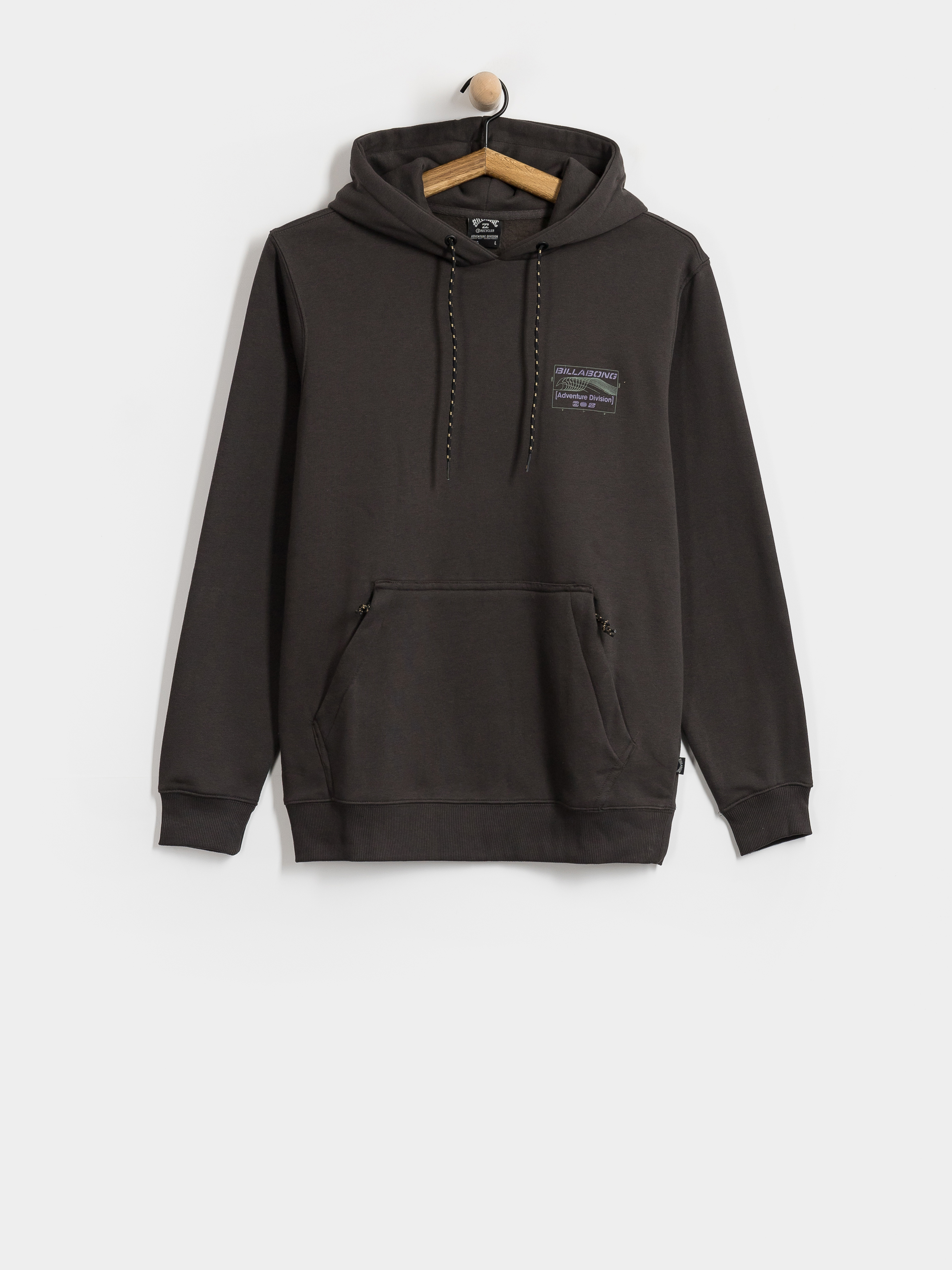 Суитшърт с качулка Billabong Compass HD (washed black)