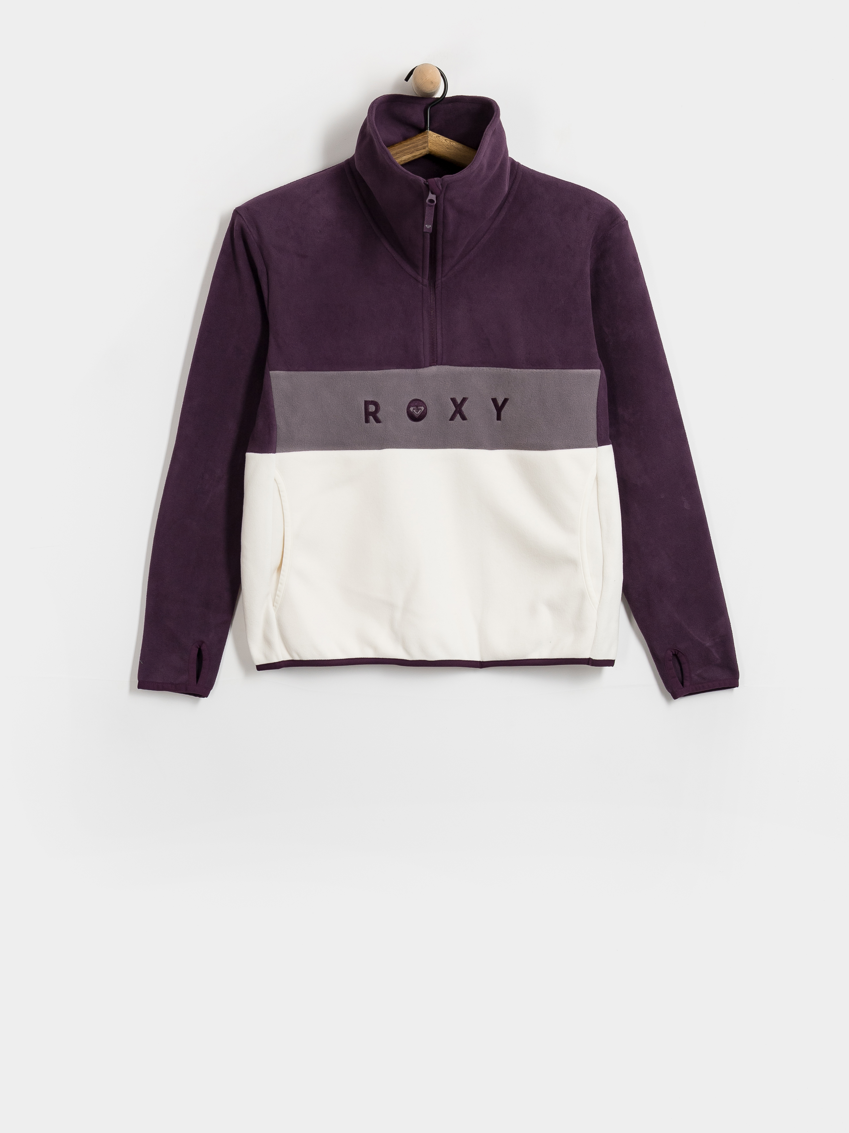 Дамски Поларени суитшърт Roxy Icedrift Layer (blackberry wine)