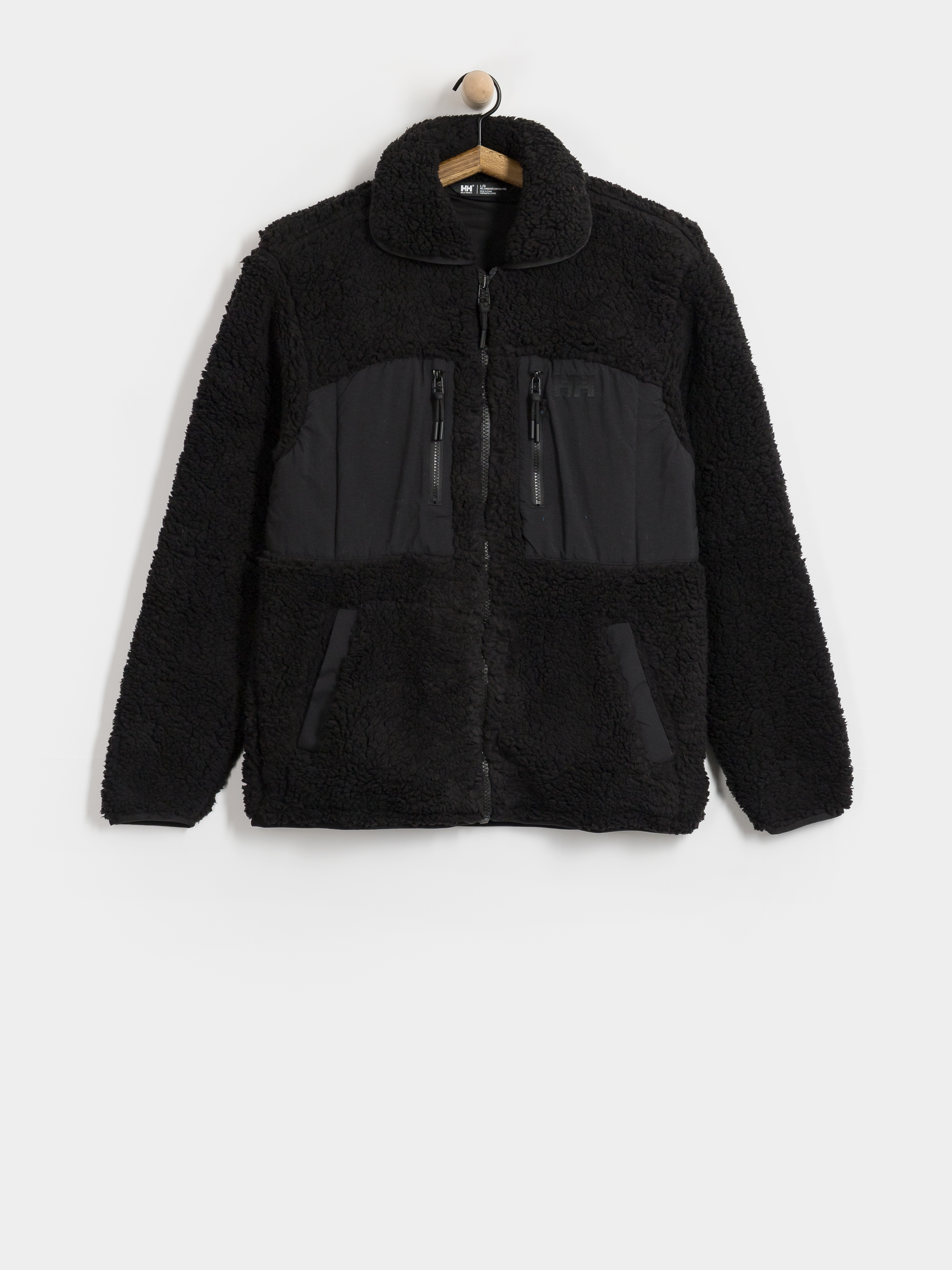 Мъжки Поларени суитшърт Helly Hansen Moonlit Pile (black)