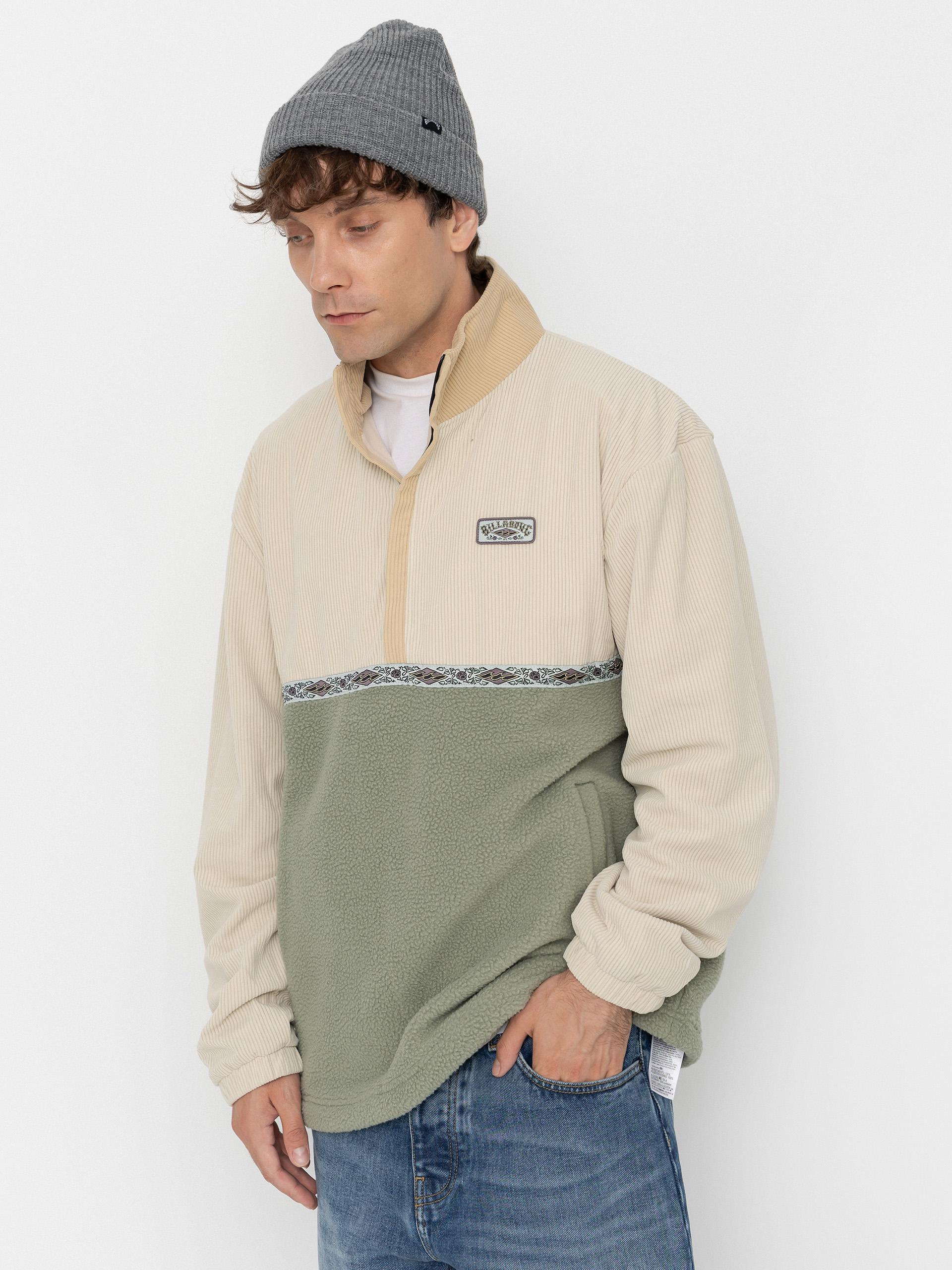Поларени суитшърт Billabong Space Lobster (khaki)