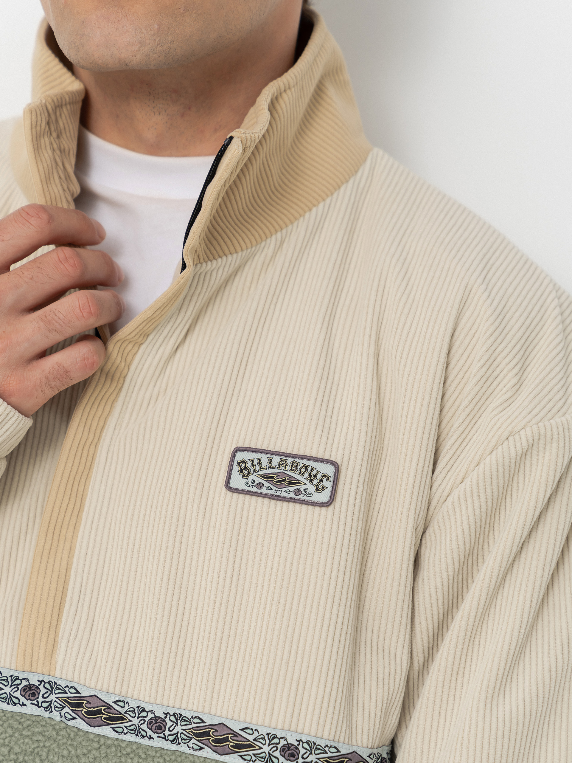 Мъжки Поларени суитшърт Billabong Space Lobster (khaki)