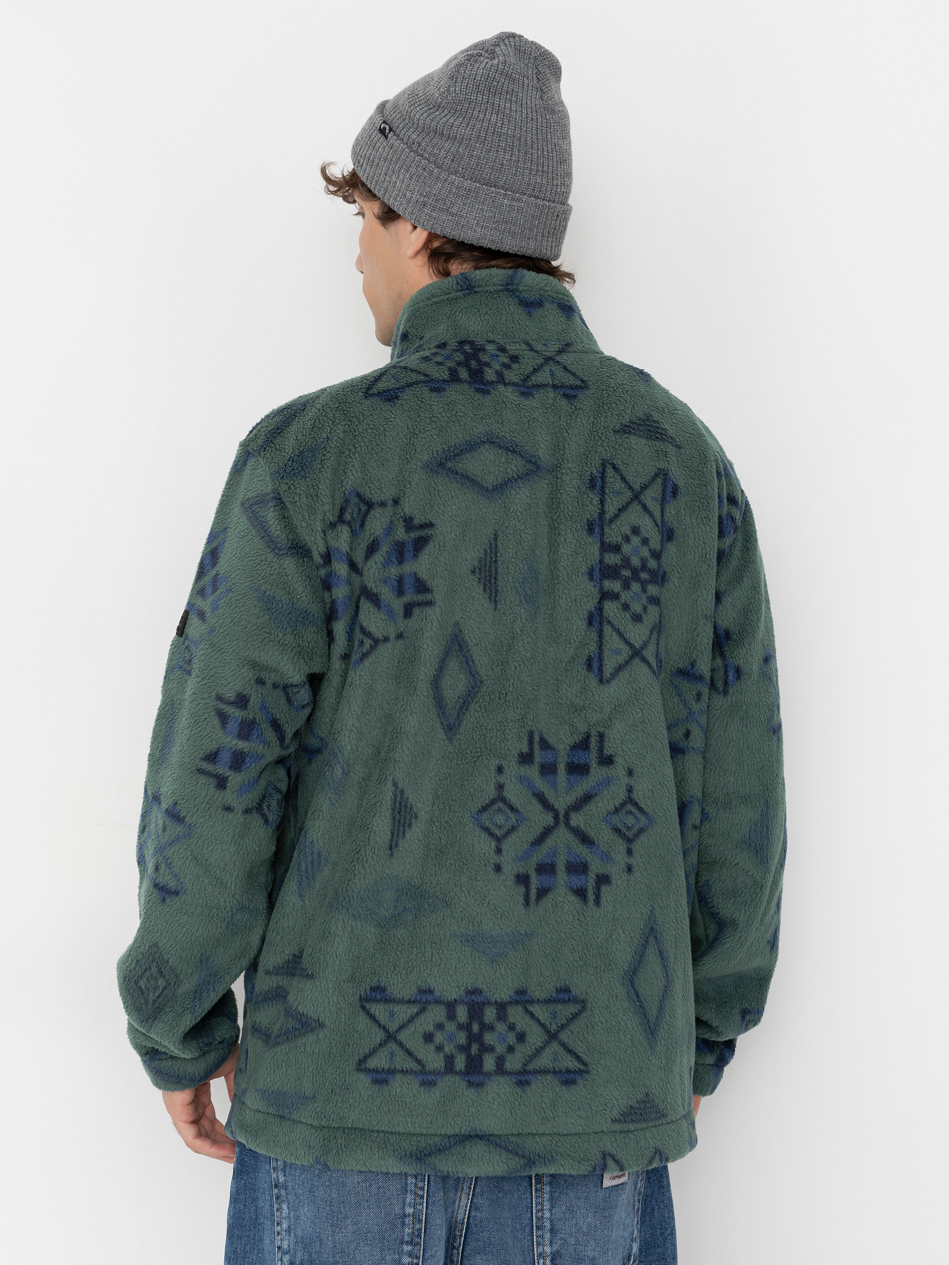 Мъжки Поларени суитшърт Billabong Boundary Mock Neck (smoke pine)