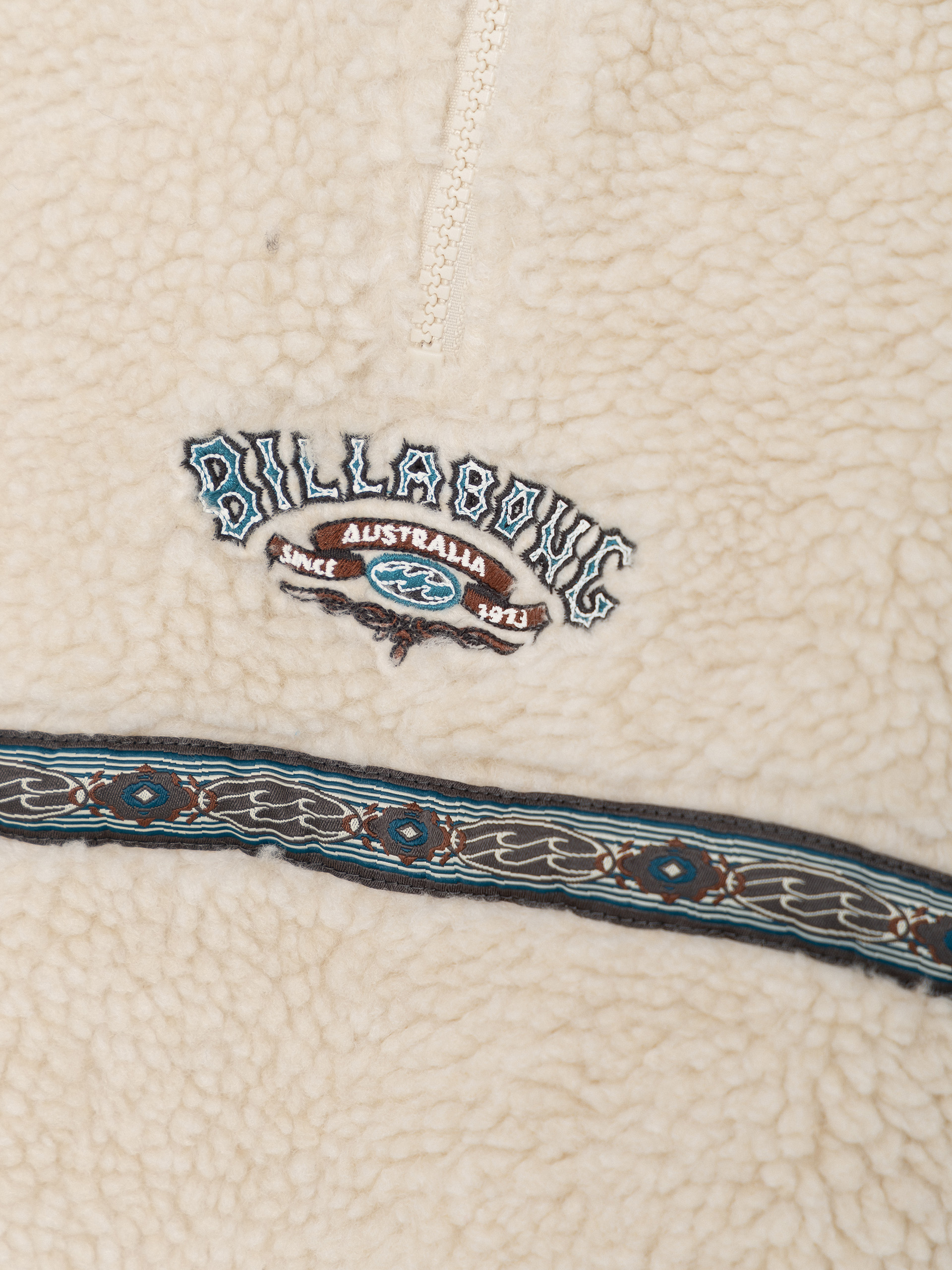 Мъжки Поларени суитшърт Billabong Tombstone Half Zip (oatmeal)