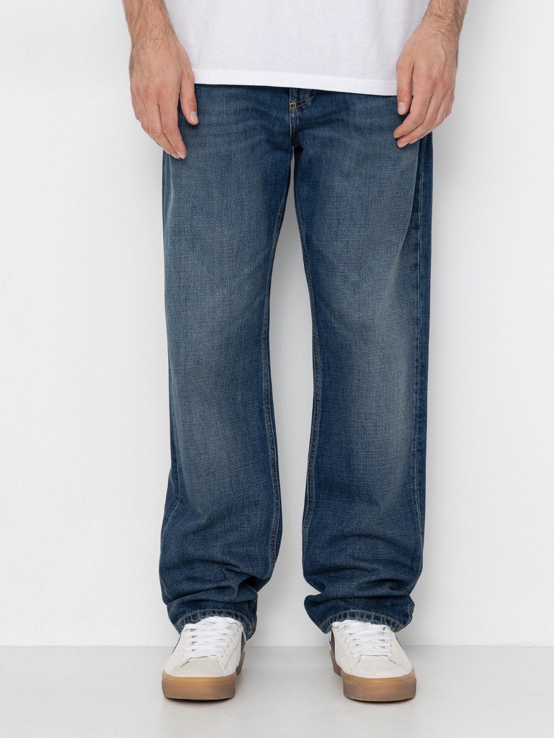 Панталони Carhartt WIP Marlow (blue/dark used wash)