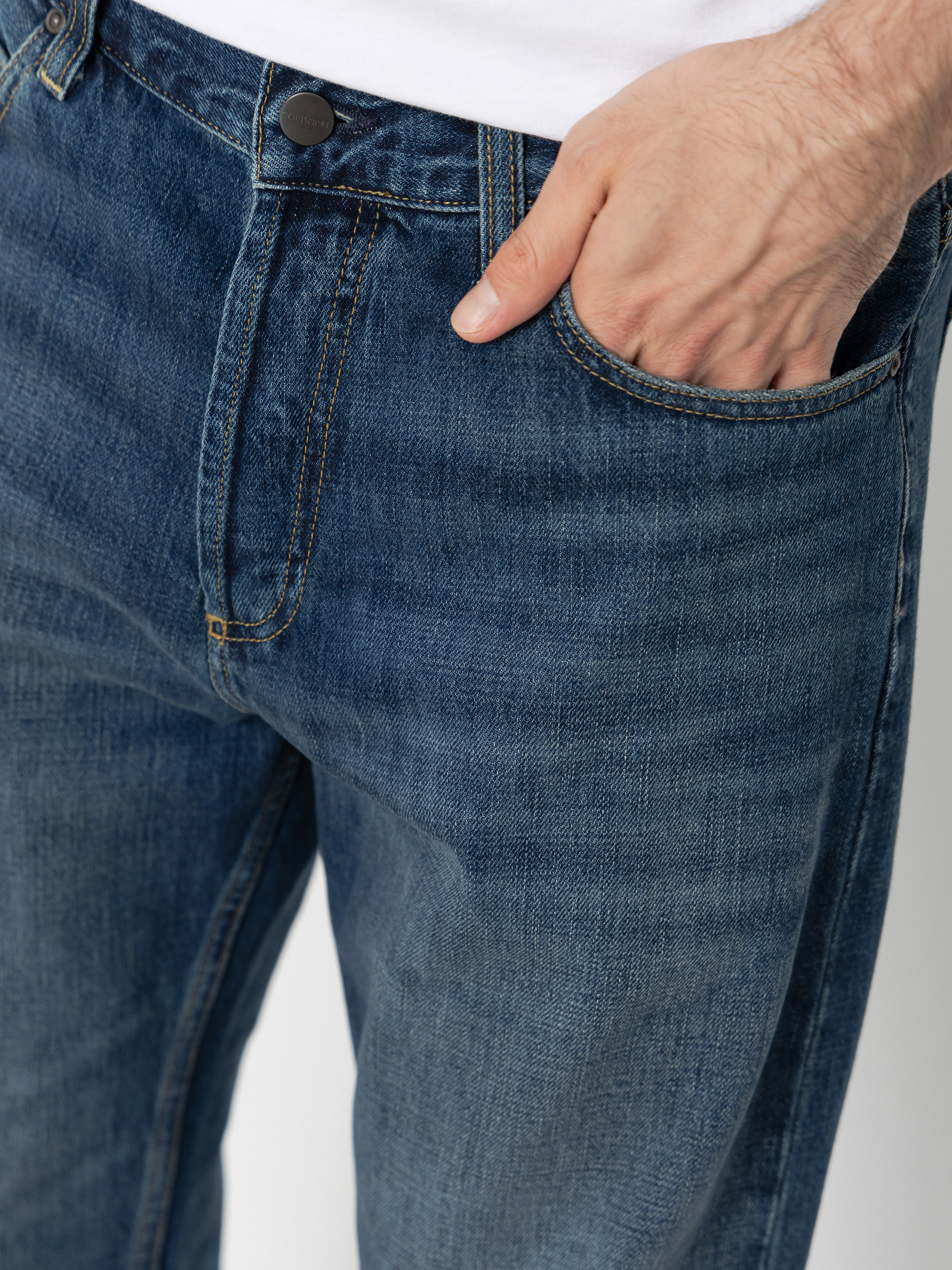 Панталони Carhartt WIP Marlow (blue/dark used wash)