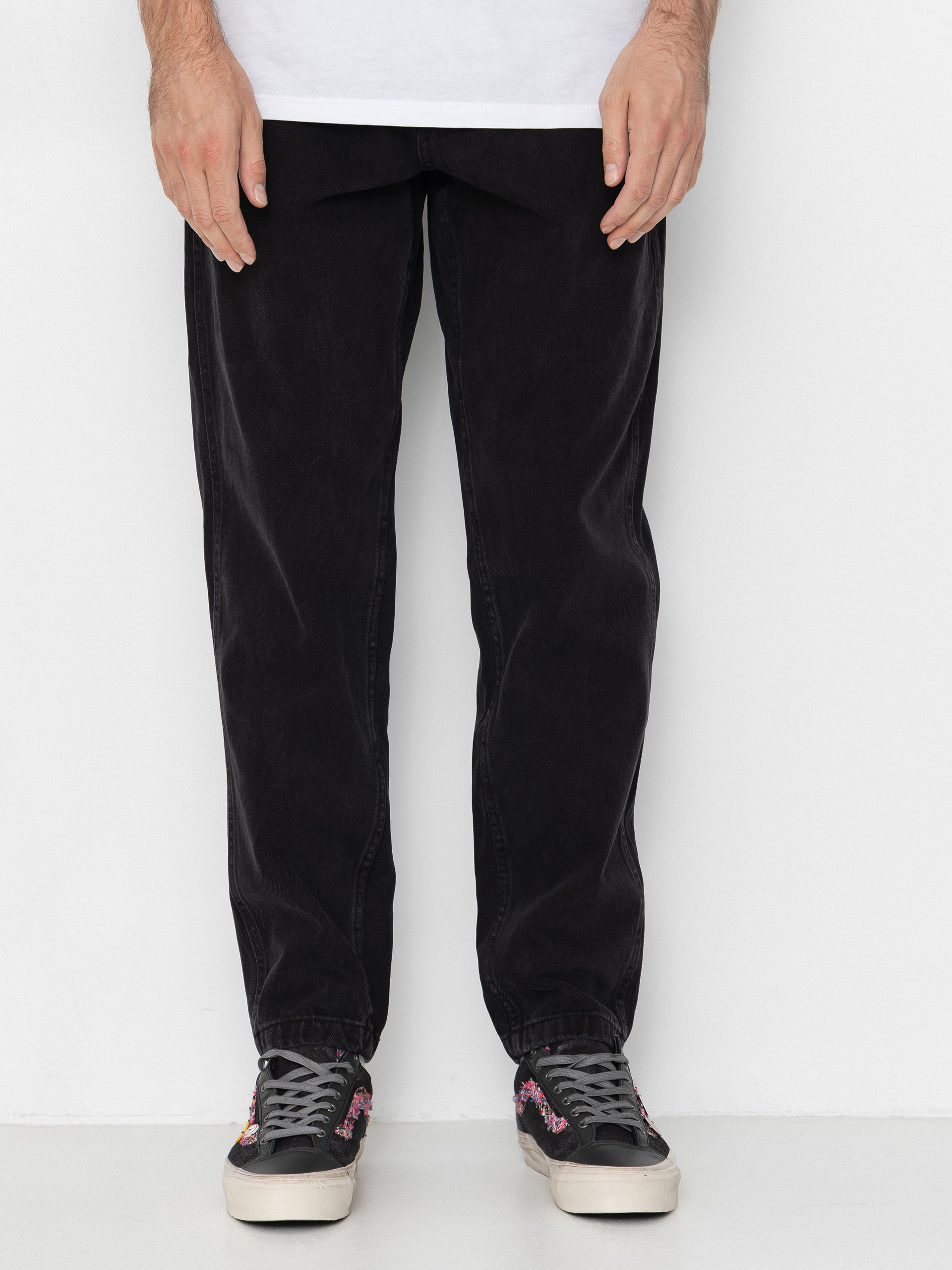 Панталони Karl Kani Small Signature Tapered Five Pocket Denim